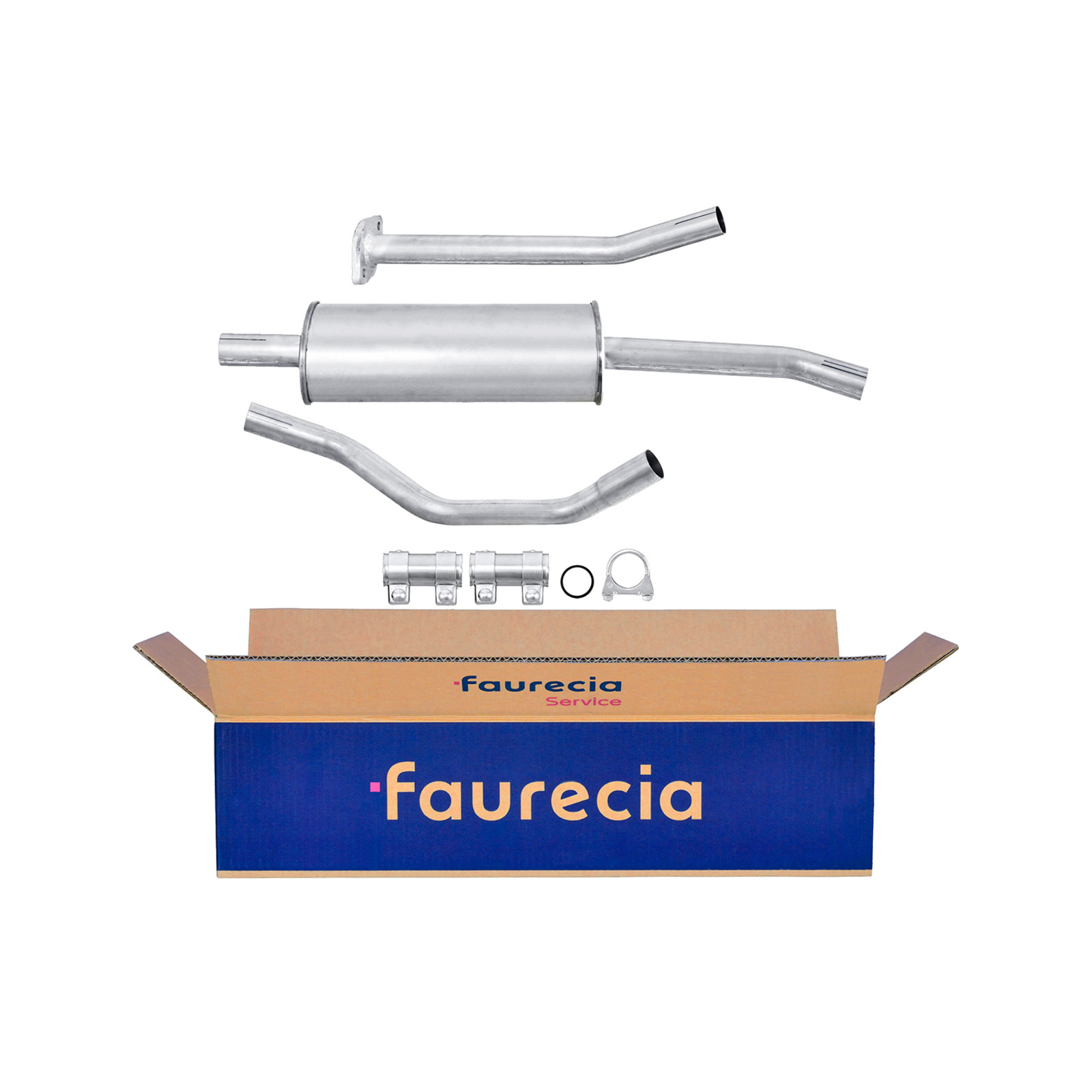 HELLA Mittelschalld&auml;mpfer Easy2Fit &ndash; PARTNERED with Faurecia 8LC366025-441