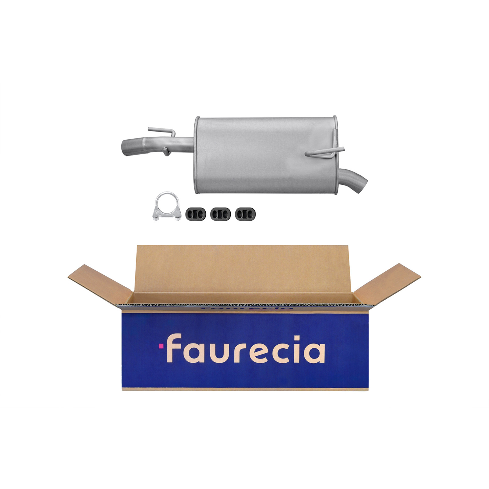 HELLA Endschalldämpfer Easy2Fit – PARTNERED with Faurecia