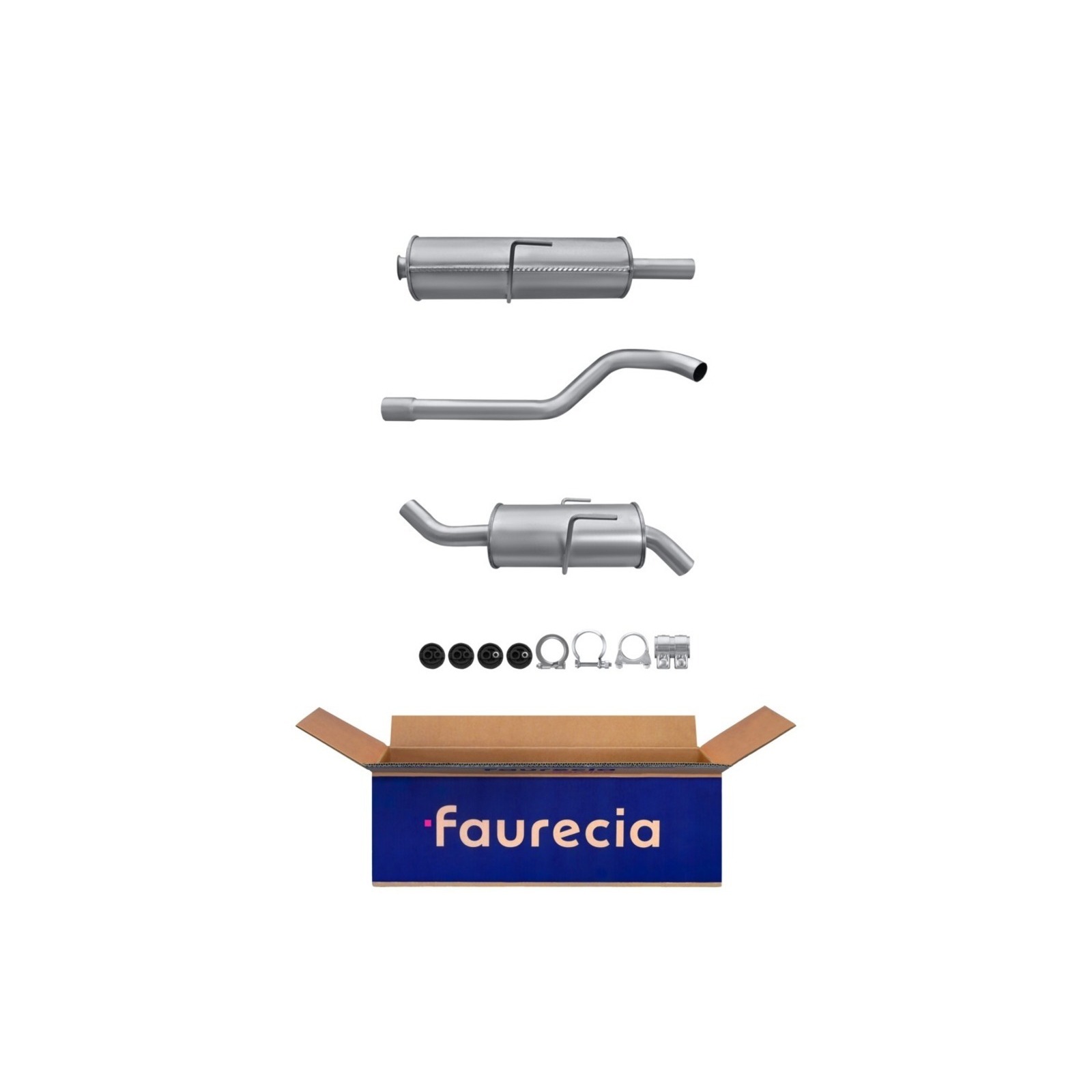 HELLA Endschalldämpfer Easy2Fit – PARTNERED with Faurecia