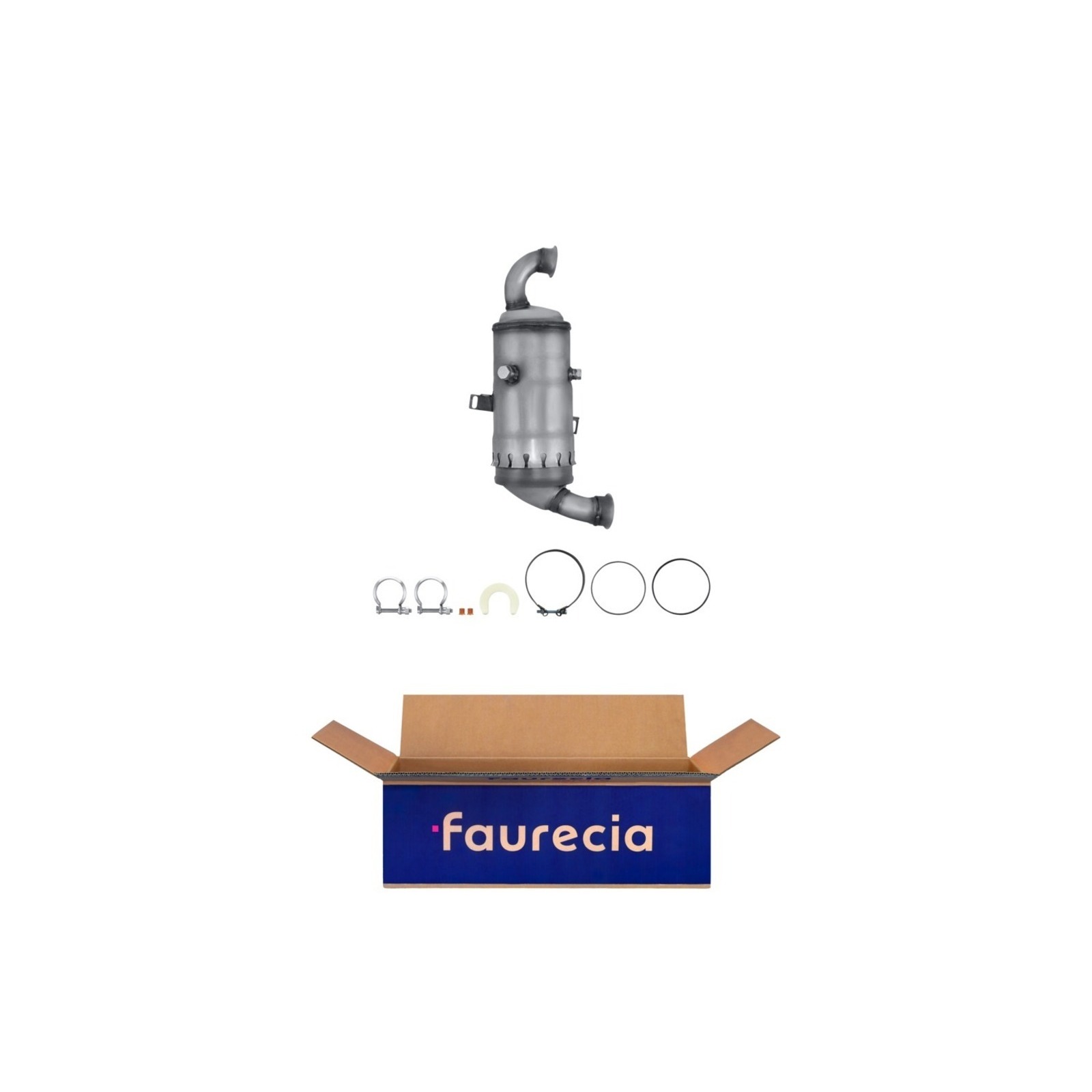 HELLA Ruß-/Partikelfilter, Abgasanlage Easy2Fit – PARTNERED with Faurecia