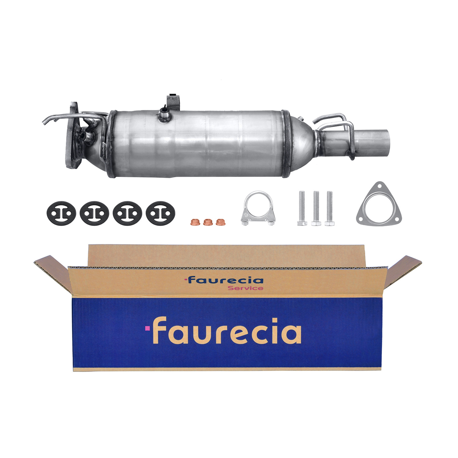 HELLA Ruß-/Partikelfilter, Abgasanlage Easy2Fit – PARTNERED with Faurecia