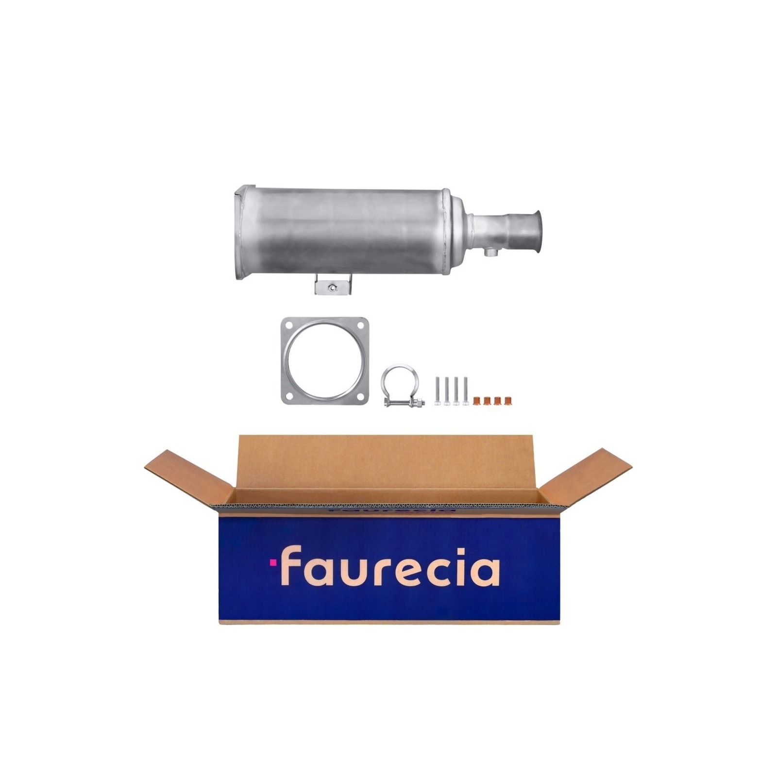 HELLA Ruß-/Partikelfilter, Abgasanlage Easy2Fit – PARTNERED with Faurecia