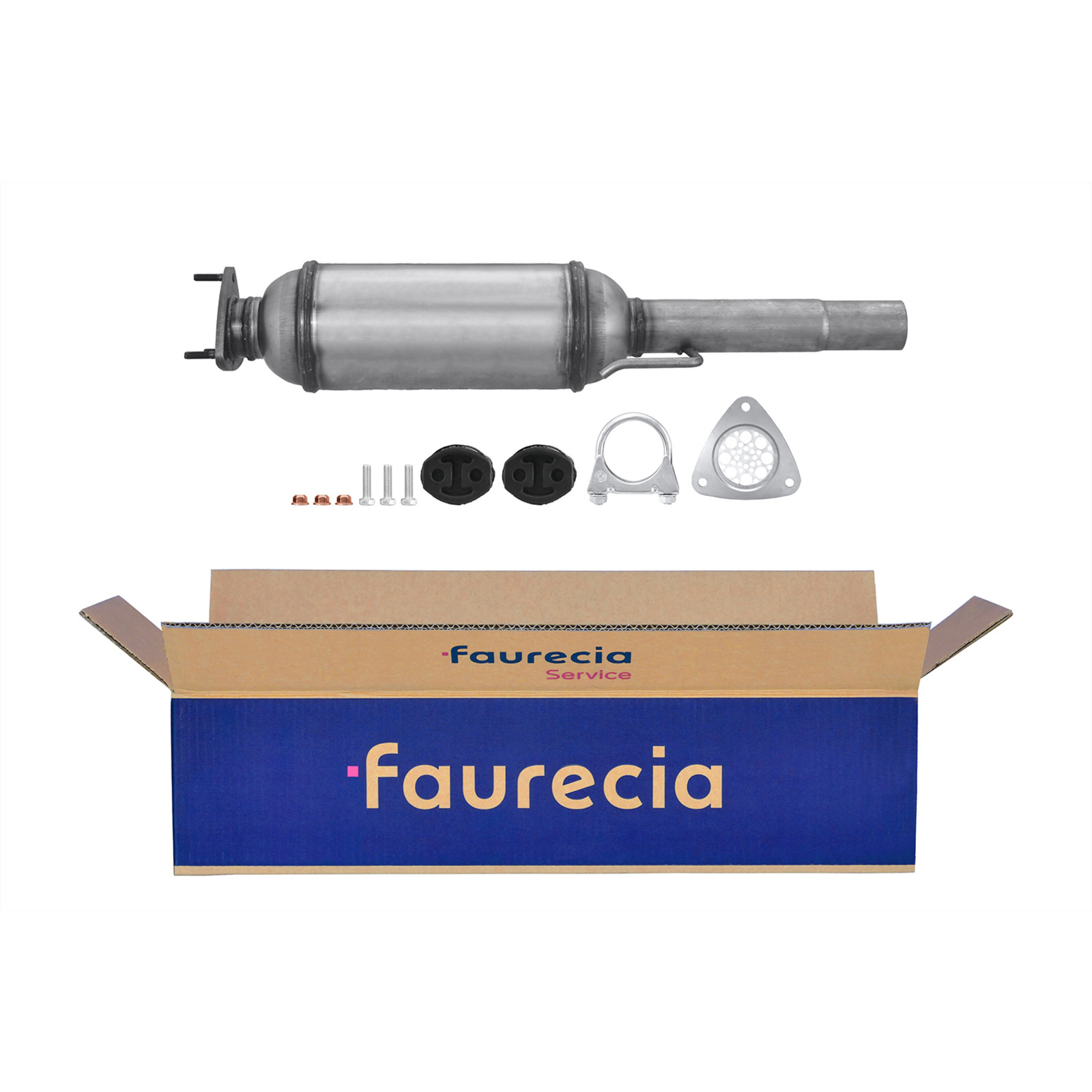 HELLA Ruß-/Partikelfilter, Abgasanlage Easy2Fit – PARTNERED with Faurecia