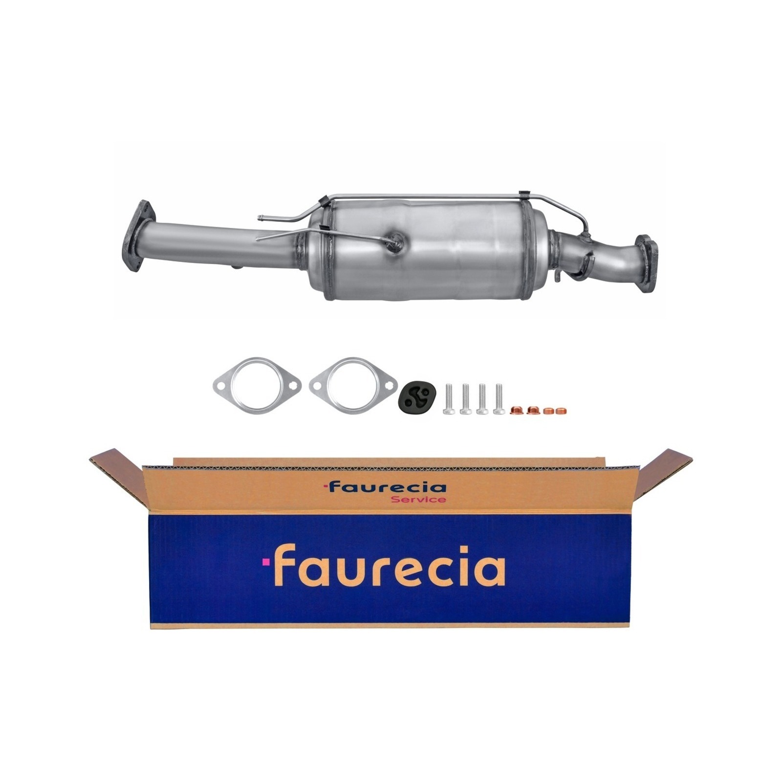 HELLA Ruß-/Partikelfilter, Abgasanlage Easy2Fit – PARTNERED with Faurecia