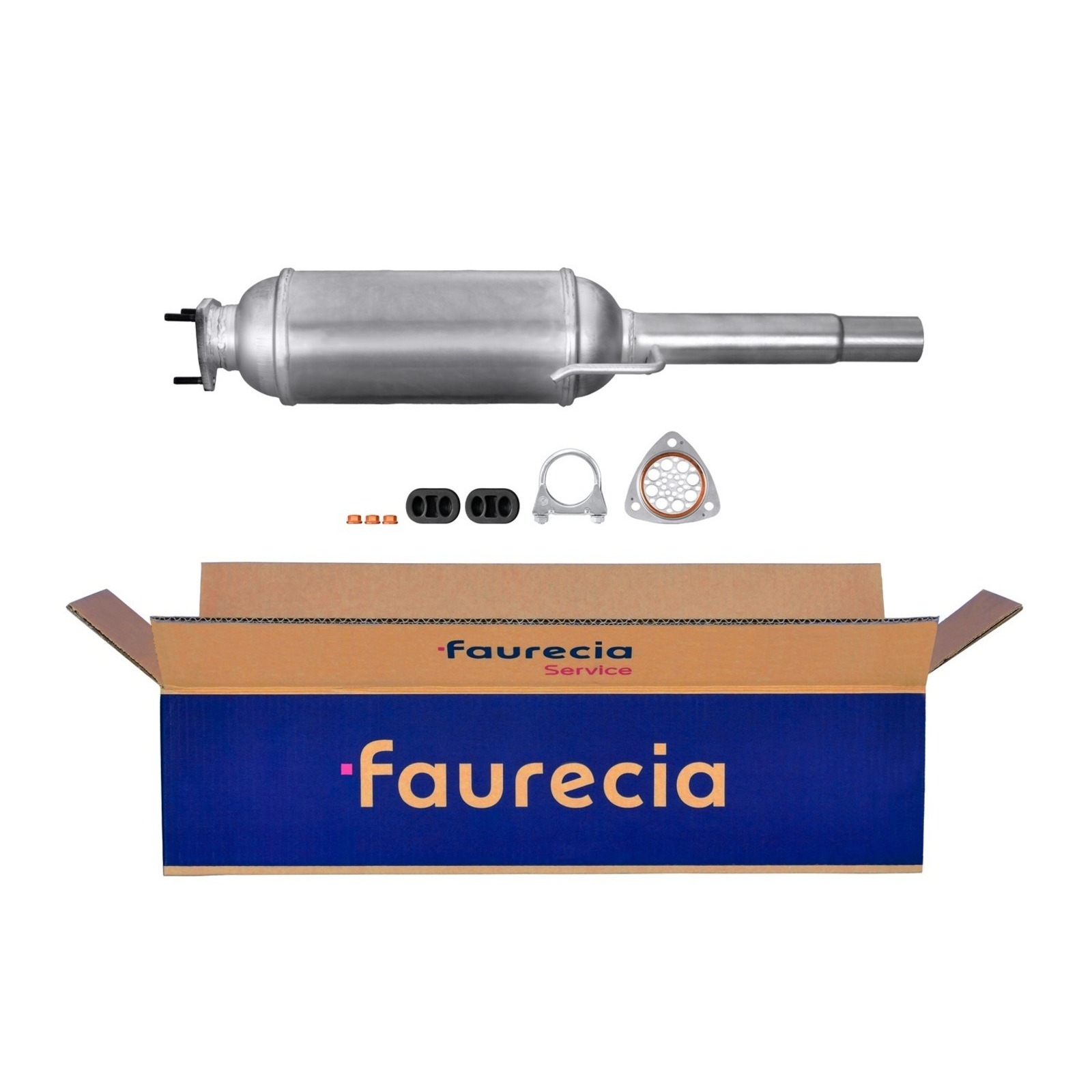 HELLA Ruß-/Partikelfilter, Abgasanlage Easy2Fit – PARTNERED with Faurecia