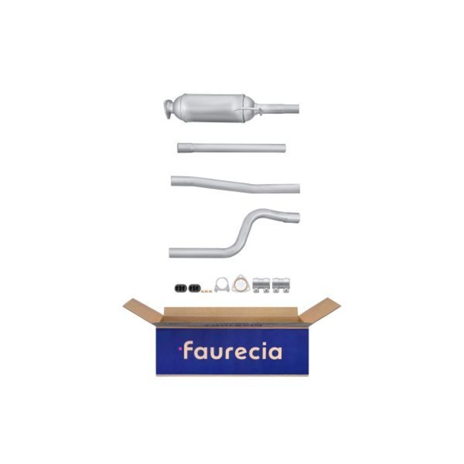 HELLA Ruß-/Partikelfilter, Abgasanlage Easy2Fit – PARTNERED with Faurecia