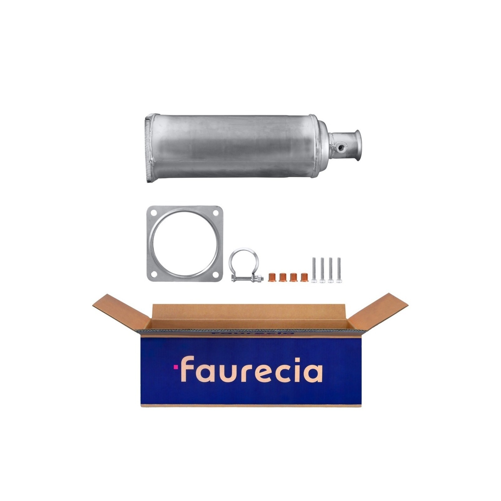 HELLA Ruß-/Partikelfilter, Abgasanlage Easy2Fit – PARTNERED with Faurecia