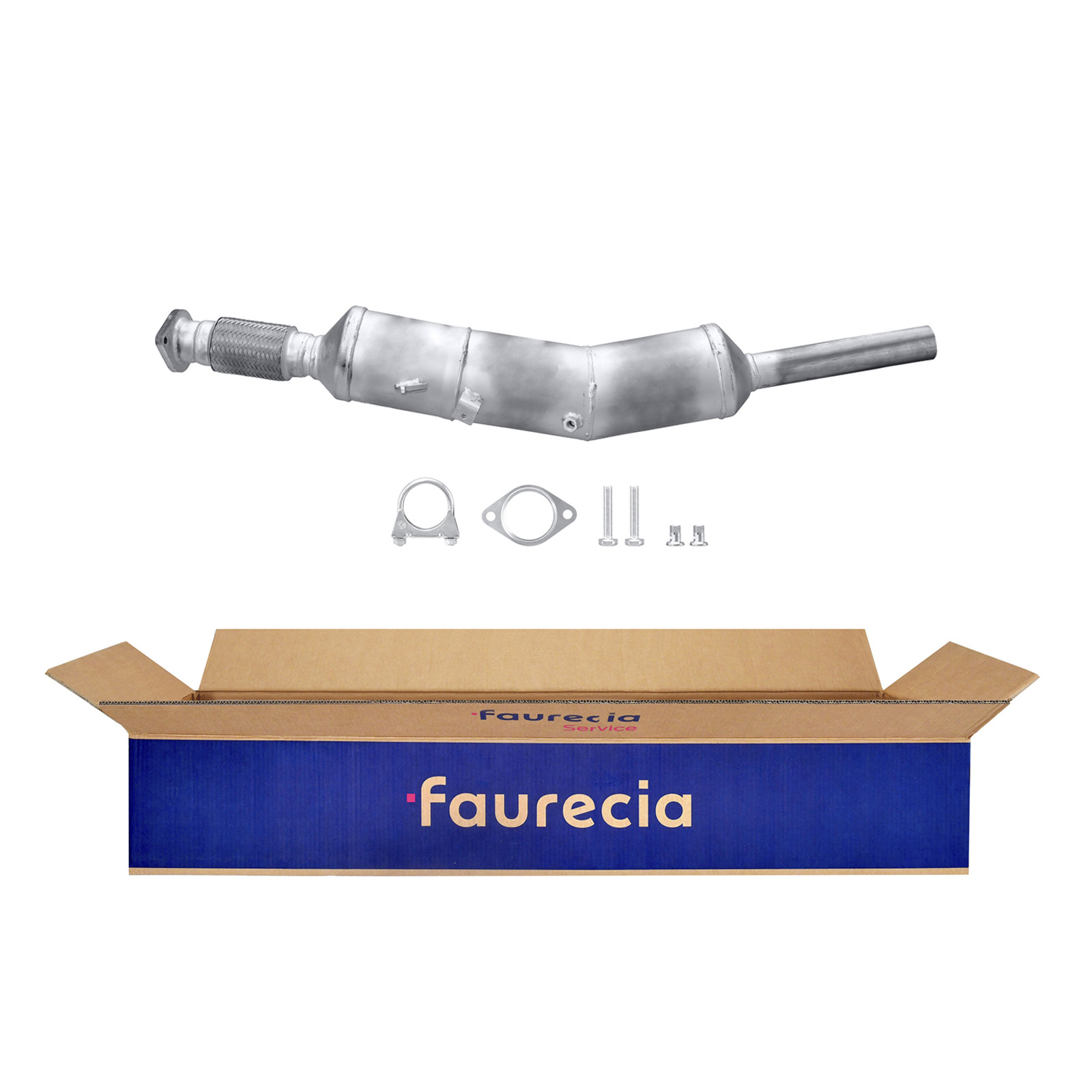 HELLA Soot/Particulate Filter, exhaust system Easy2Fit – PARTNERED with Faurecia