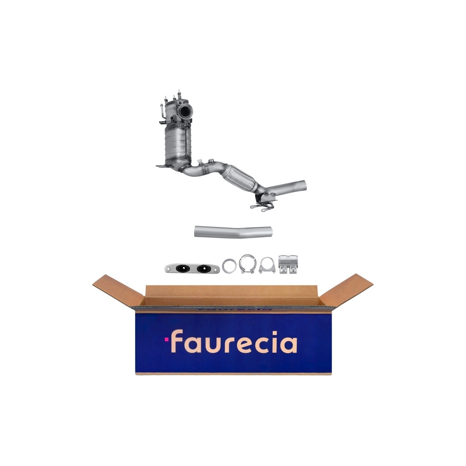 HELLA Ruß-/Partikelfilter, Abgasanlage Easy2Fit – PARTNERED with Faurecia