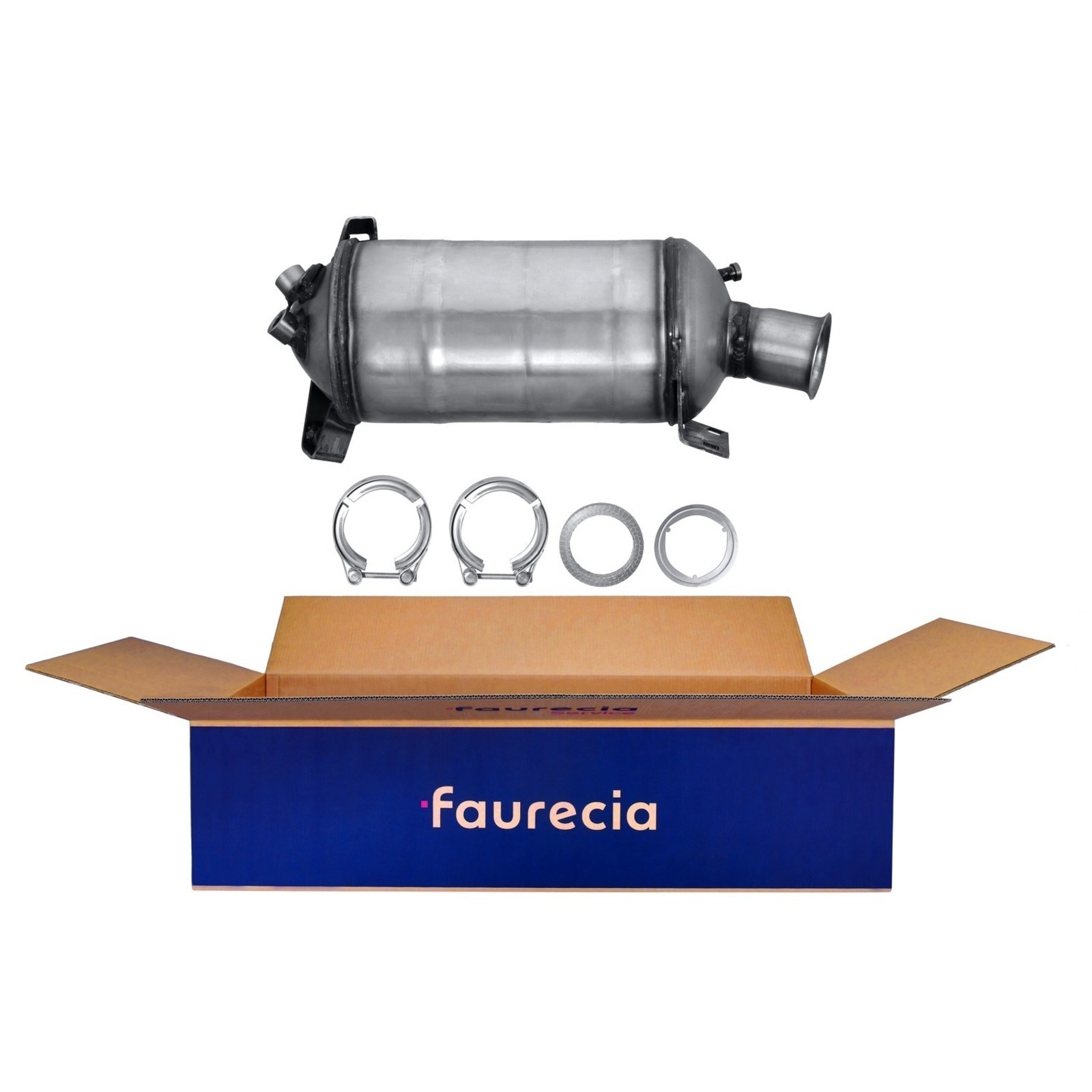 HELLA Ruß-/Partikelfilter, Abgasanlage Easy2Fit – PARTNERED with Faurecia