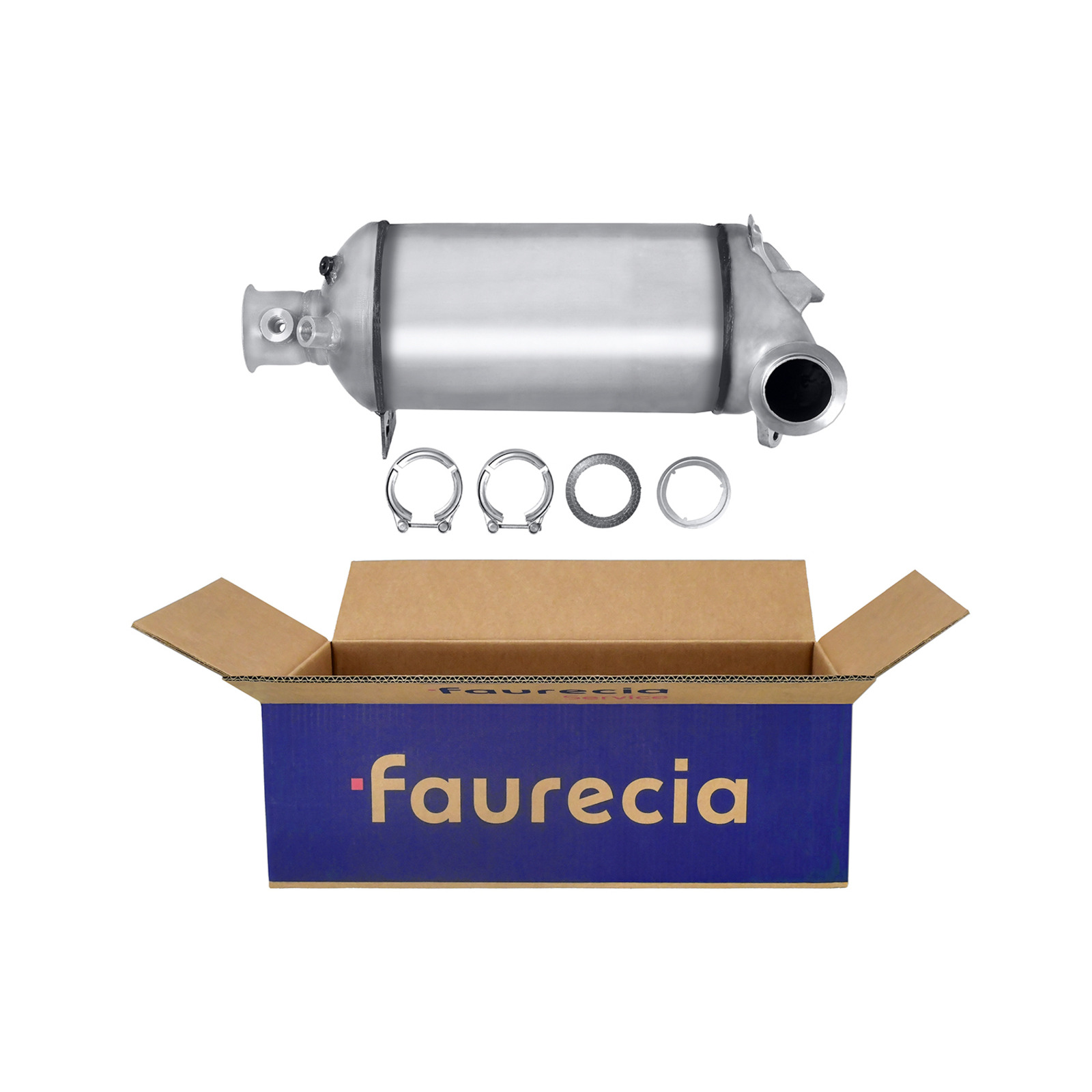 HELLA Ruß-/Partikelfilter, Abgasanlage Easy2Fit – PARTNERED with Faurecia