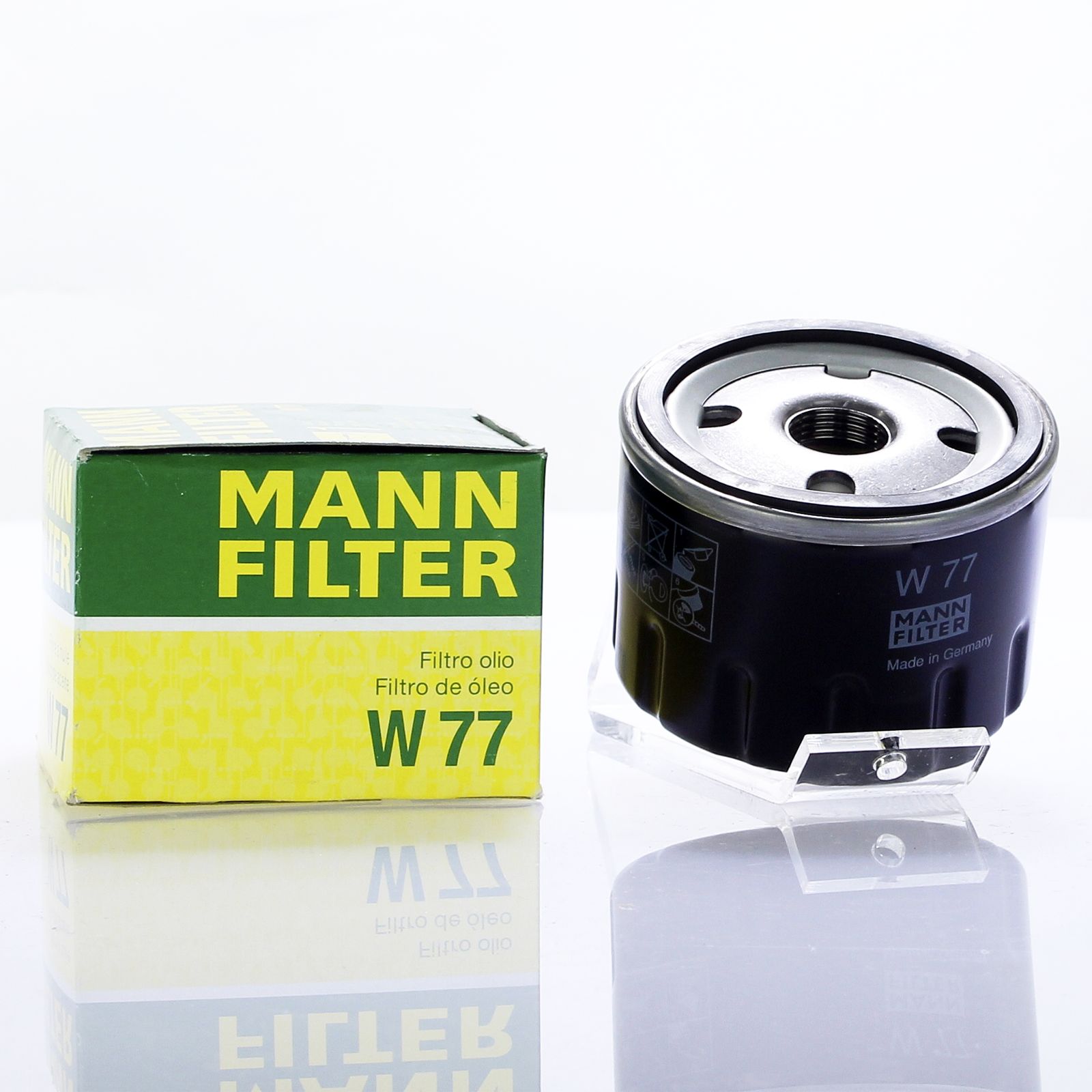 MANN-FILTER &Ouml;lfilter passend f&uuml;r Renault 12 15 16 17 Rodeo W 77