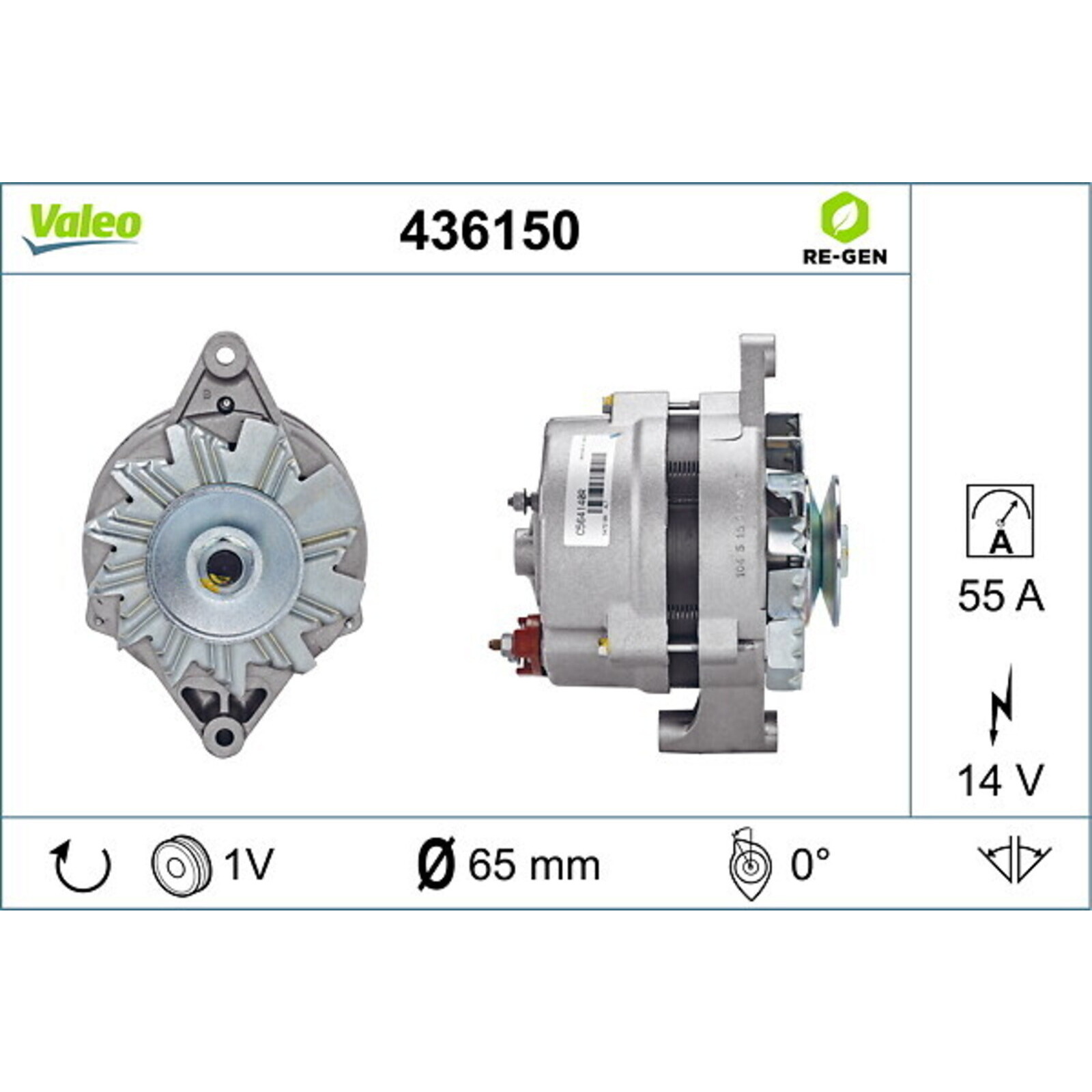 VALEO Generator VALEO RE-GEN AT