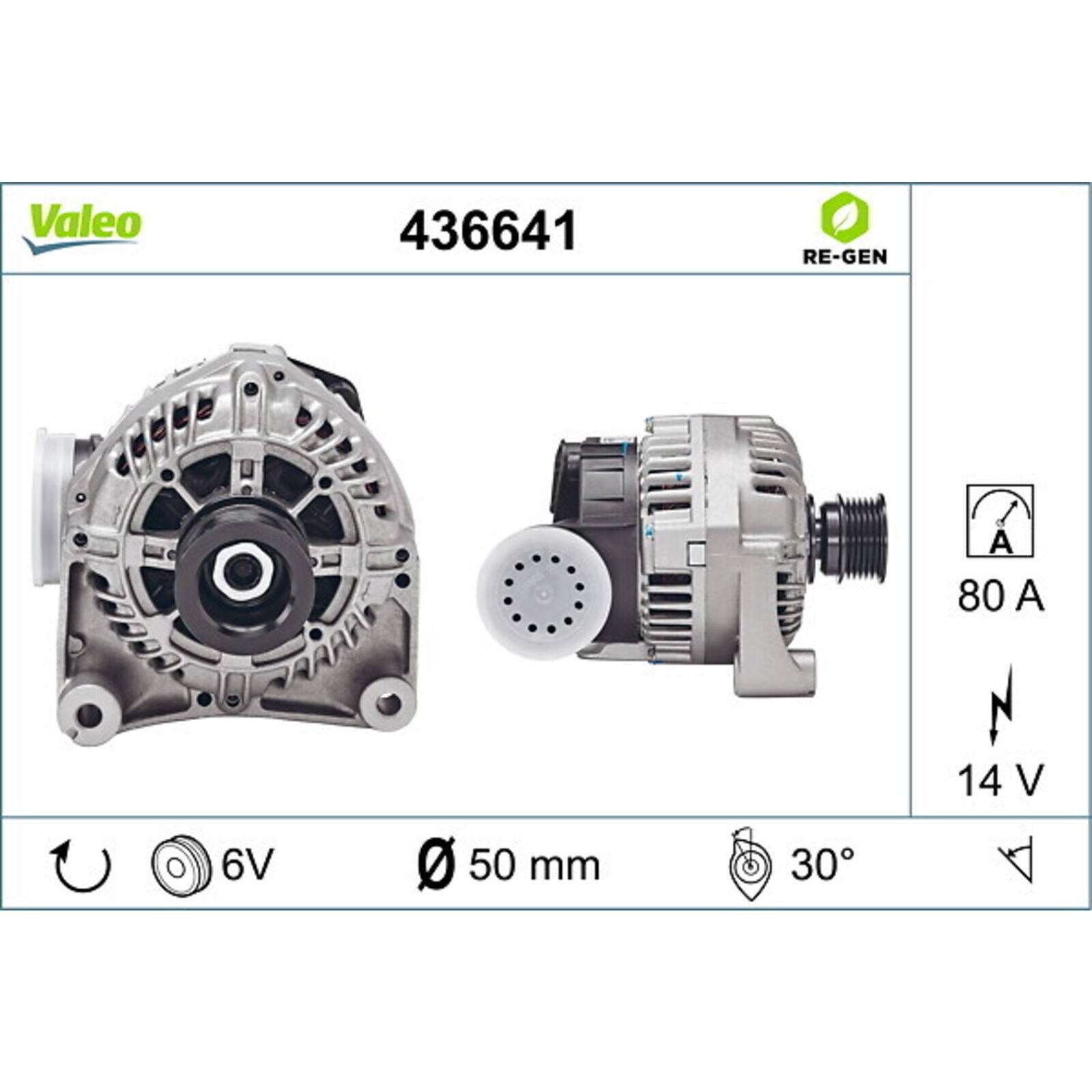 VALEO Generator VALEO RE-GEN - AT 436641