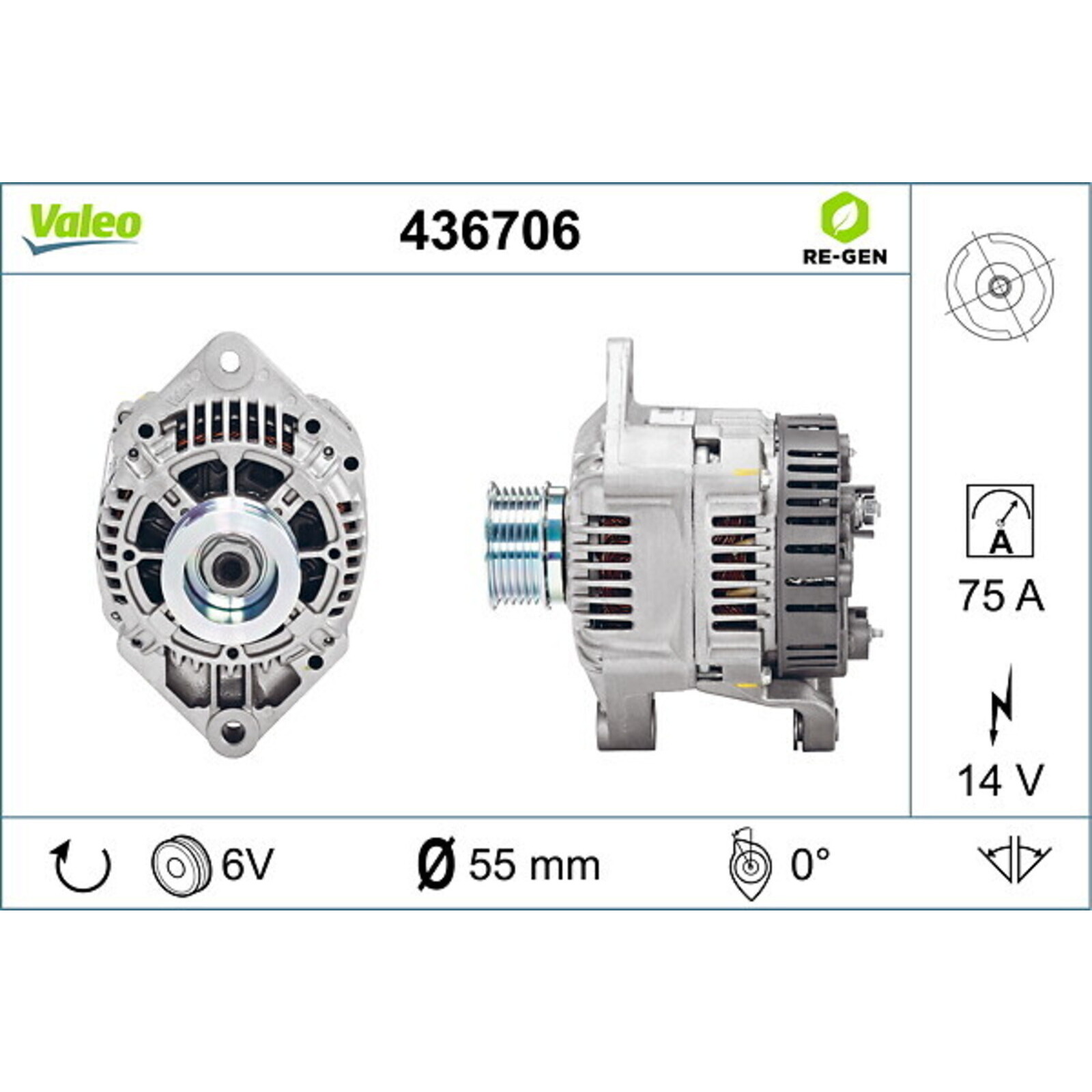 VALEO Generator VALEO RE-GEN AT