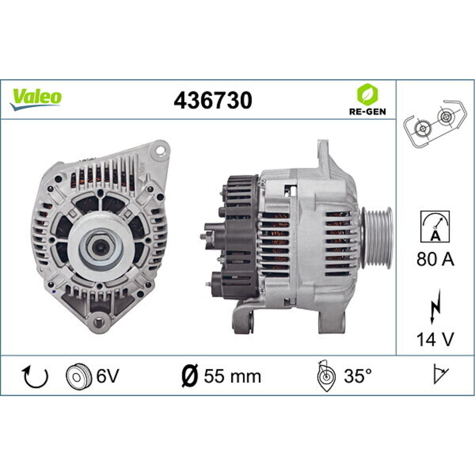 VALEO Generator VALEO RE-GEN AT