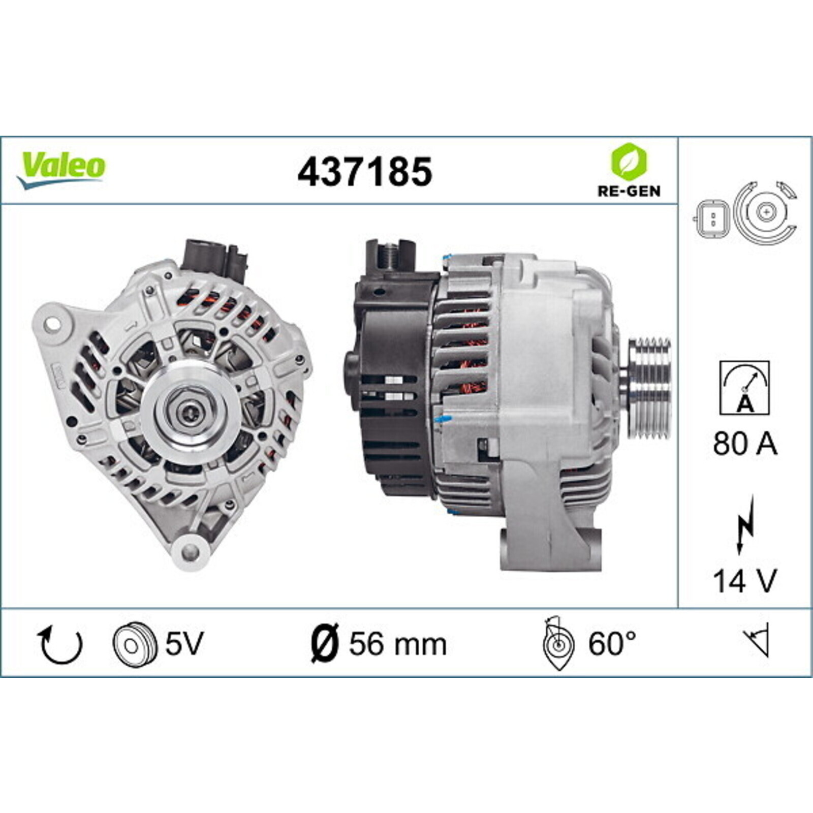 VALEO Generator VALEO RE-GEN AT