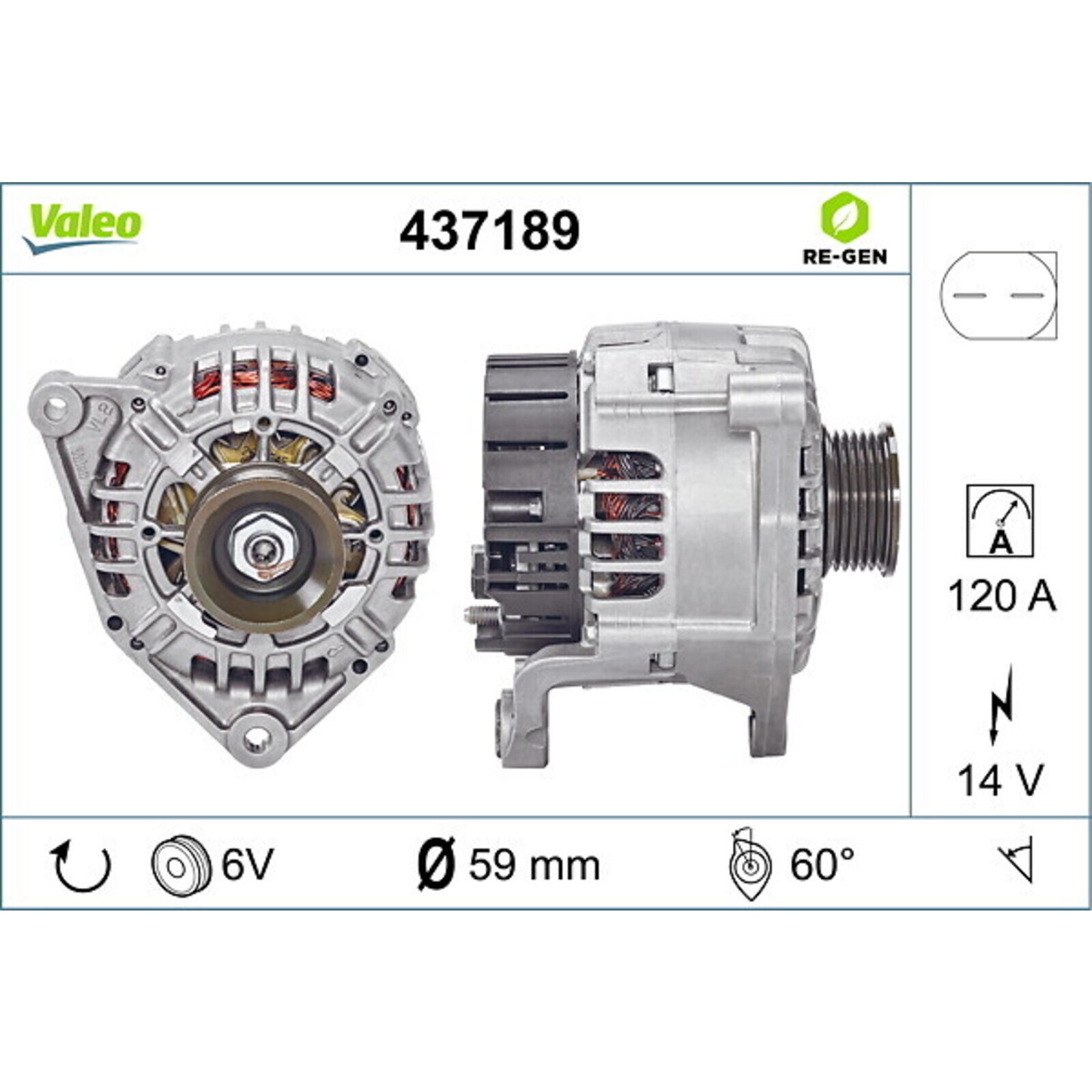 VALEO Generator VALEO RE-GEN AT