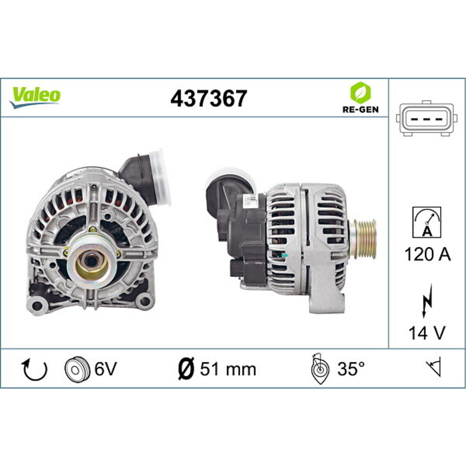 VALEO Generator VALEO RE-GEN AT