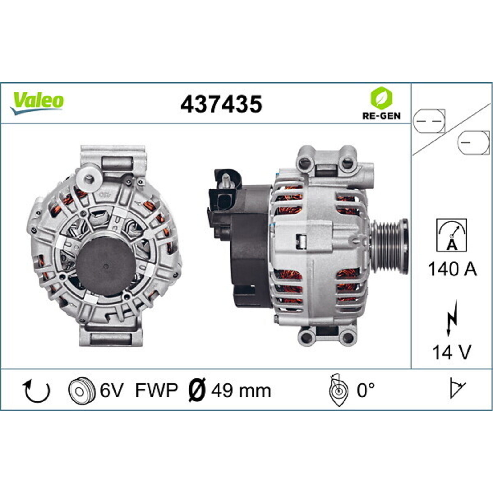 VALEO Generator VALEO RE-GEN AT