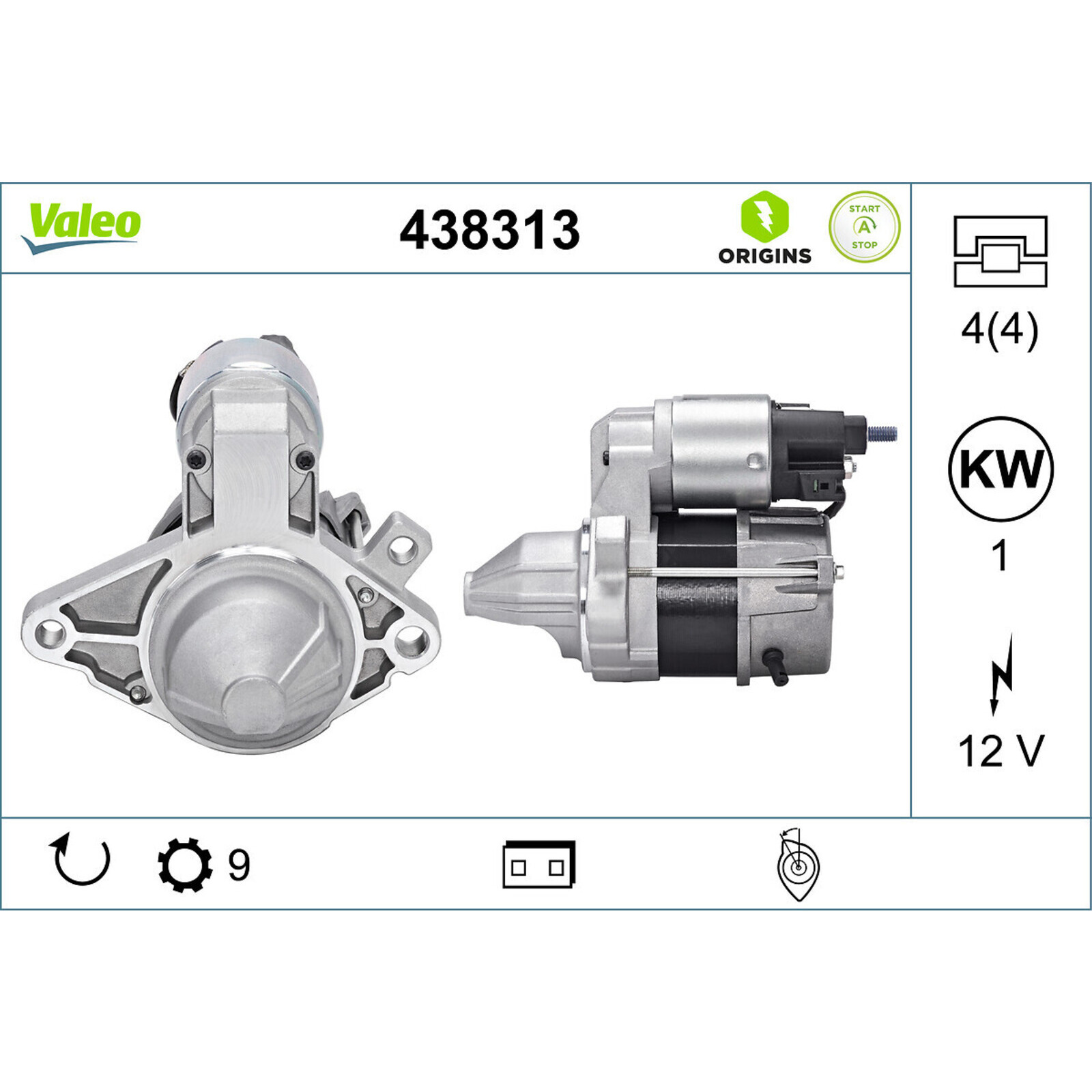 VALEO Starter / Anlasser MICRO HYBRID