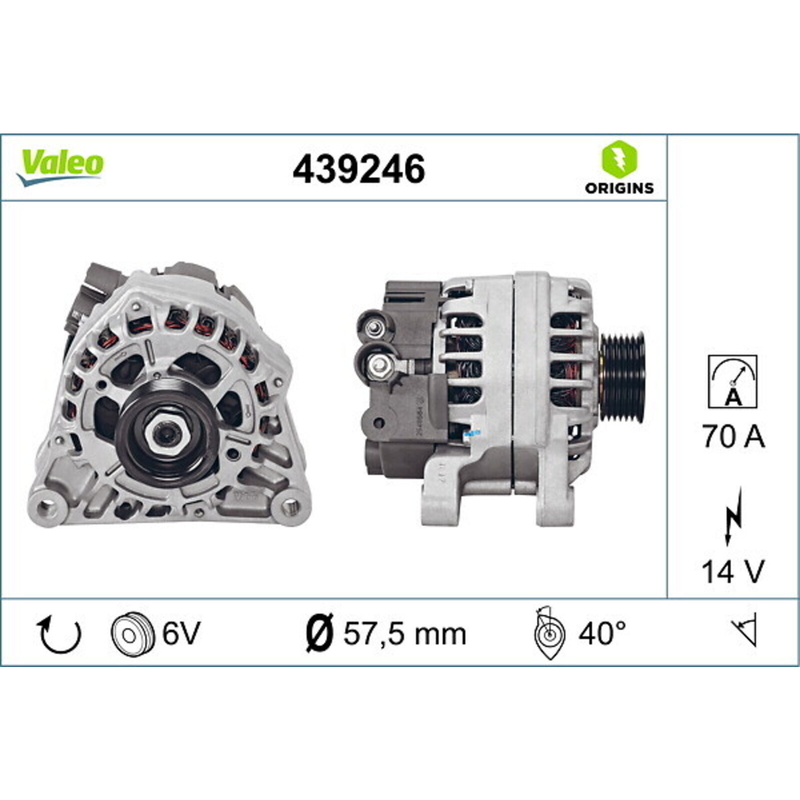 VALEO Generator VALEO ORIGINS NEW