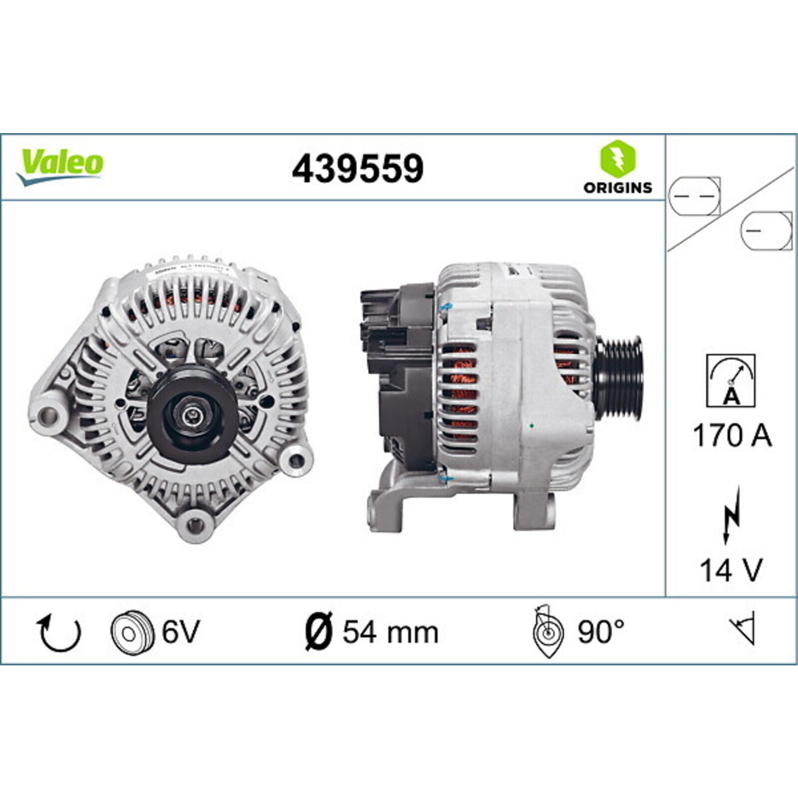 VALEO Generator VALEO ORIGINS NEW