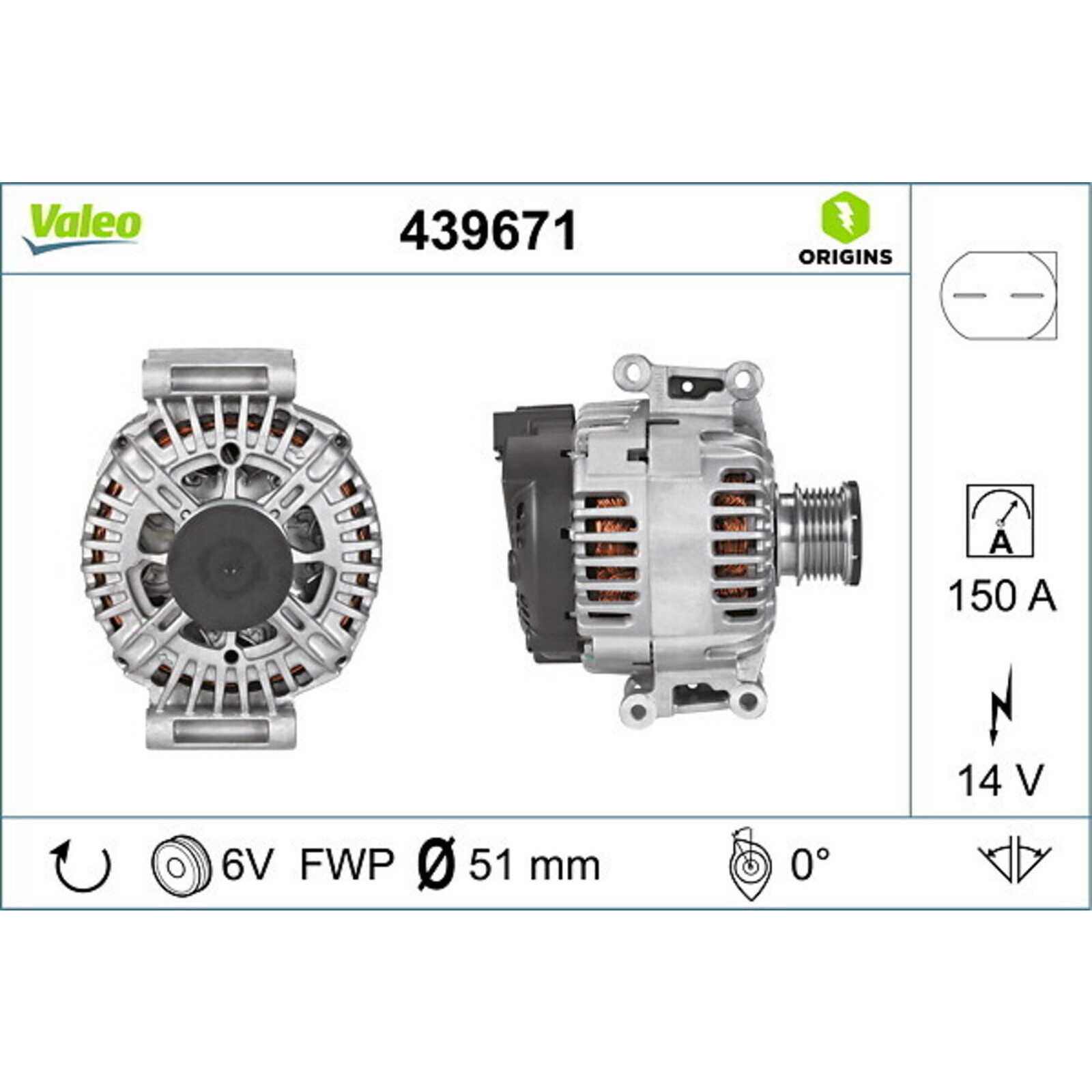 VALEO Generator VALEO ORIGINS NEW