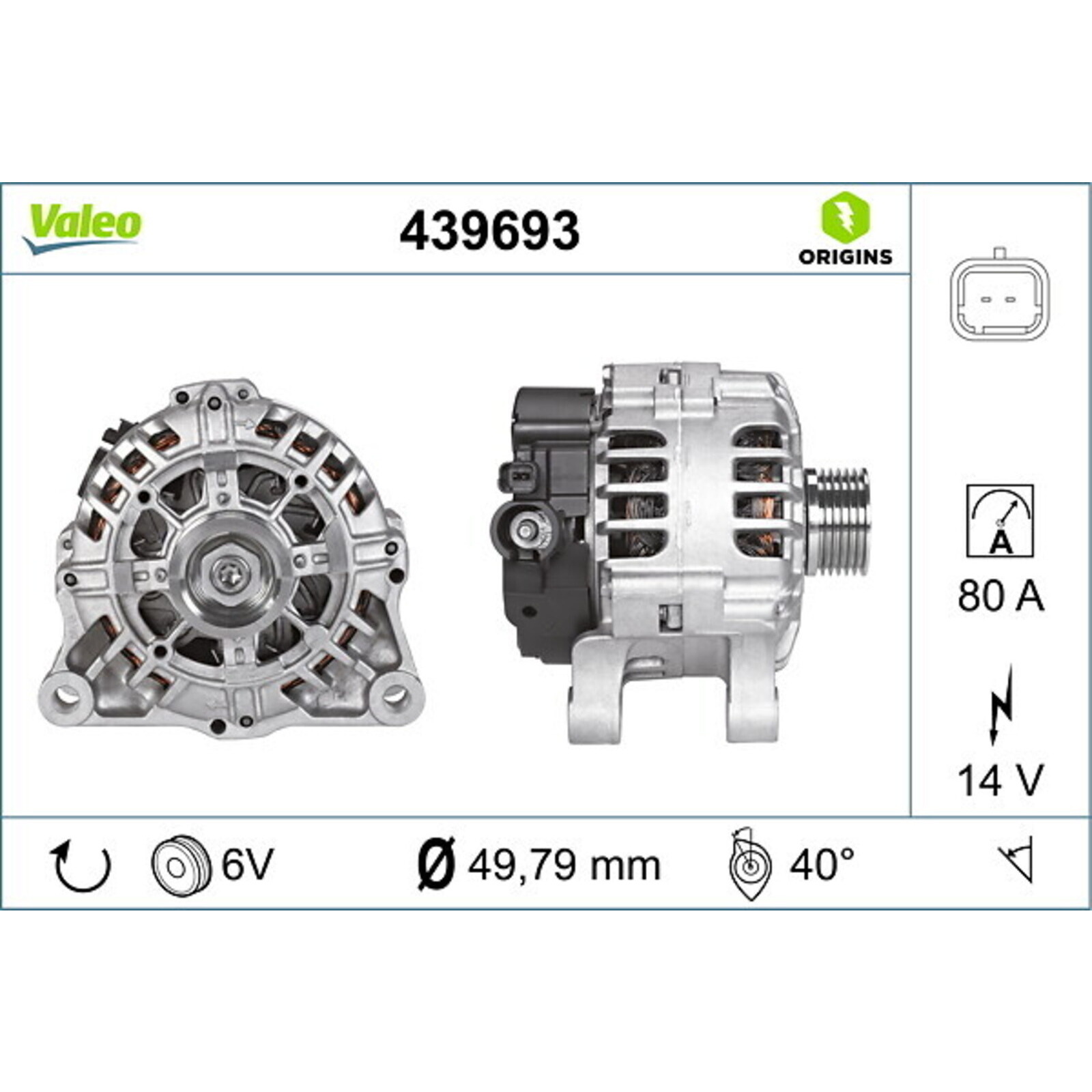 VALEO Generator VALEO ORIGINS NEW