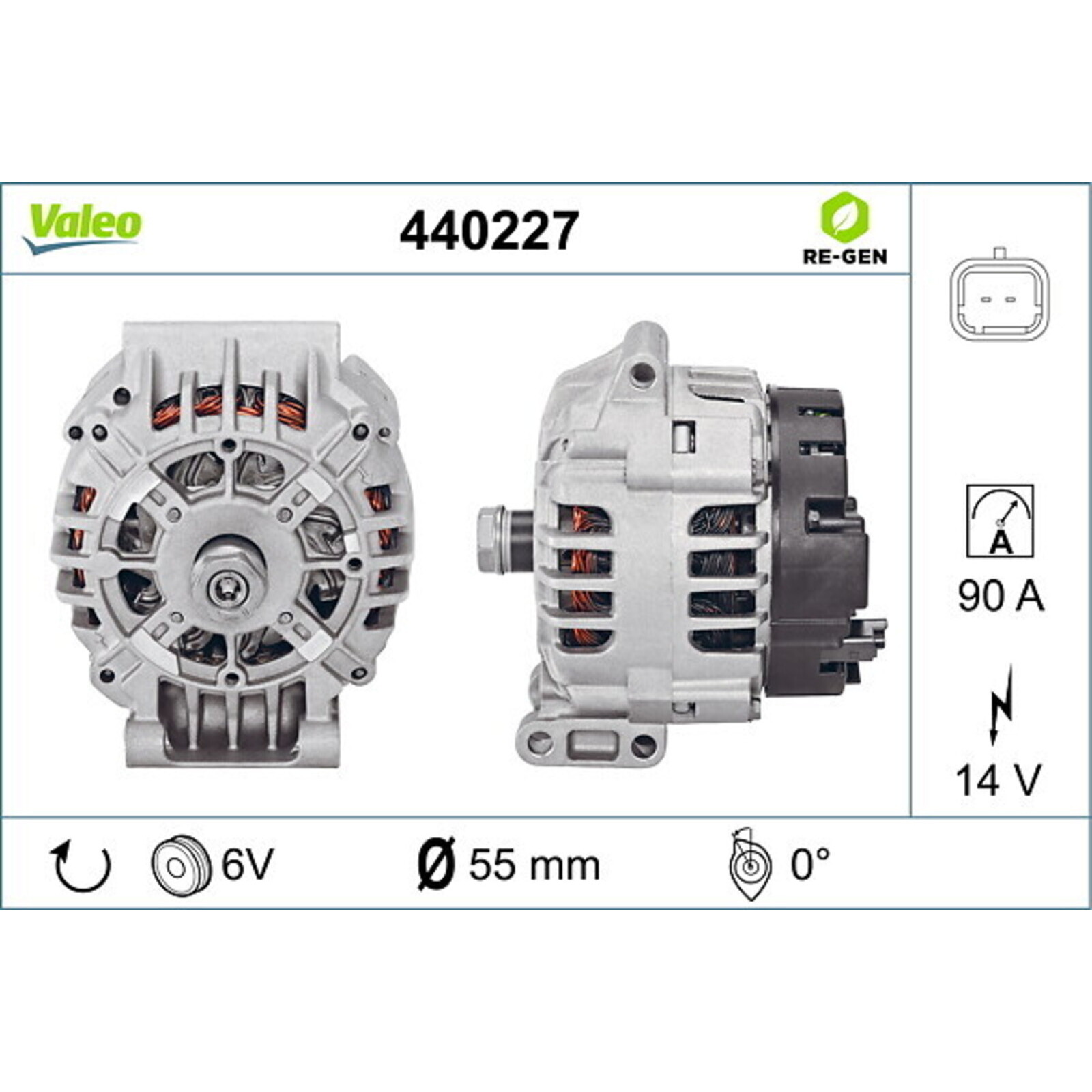 VALEO Generator VALEO RE-GEN REMANUFACTURED