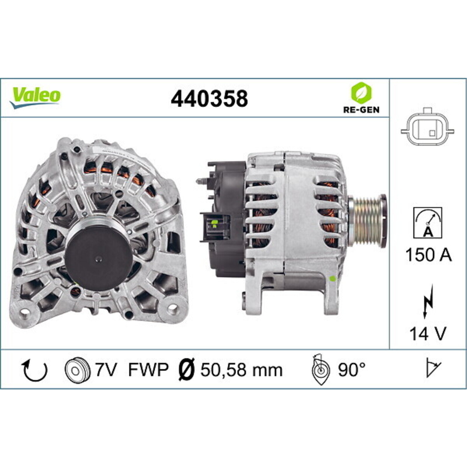 VALEO Generator VALEO RE-GEN REMANUFACTURED