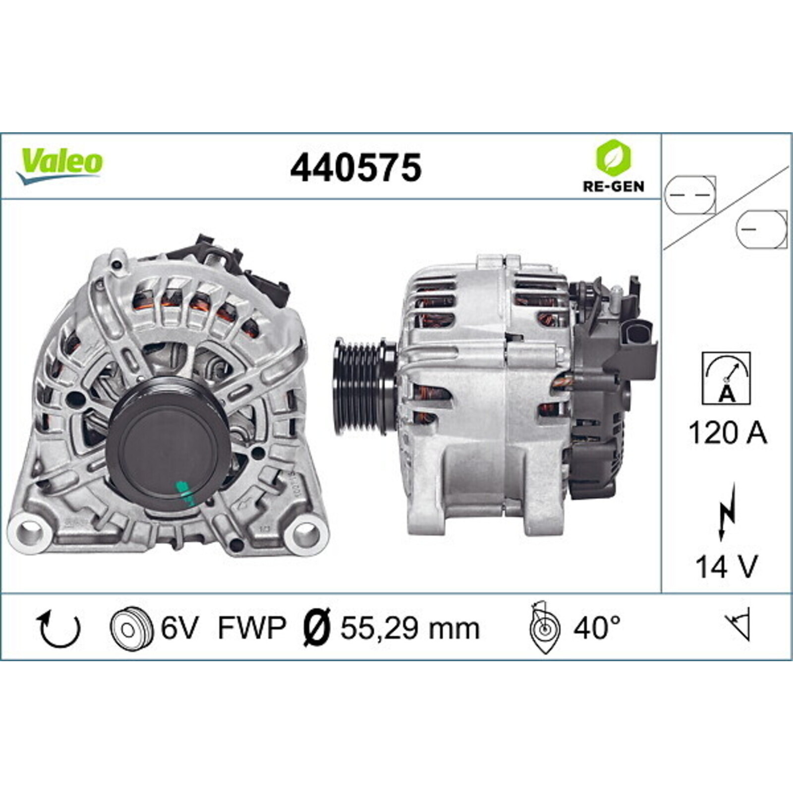 VALEO Generator VALEO RE-GEN REMANUFACTURED