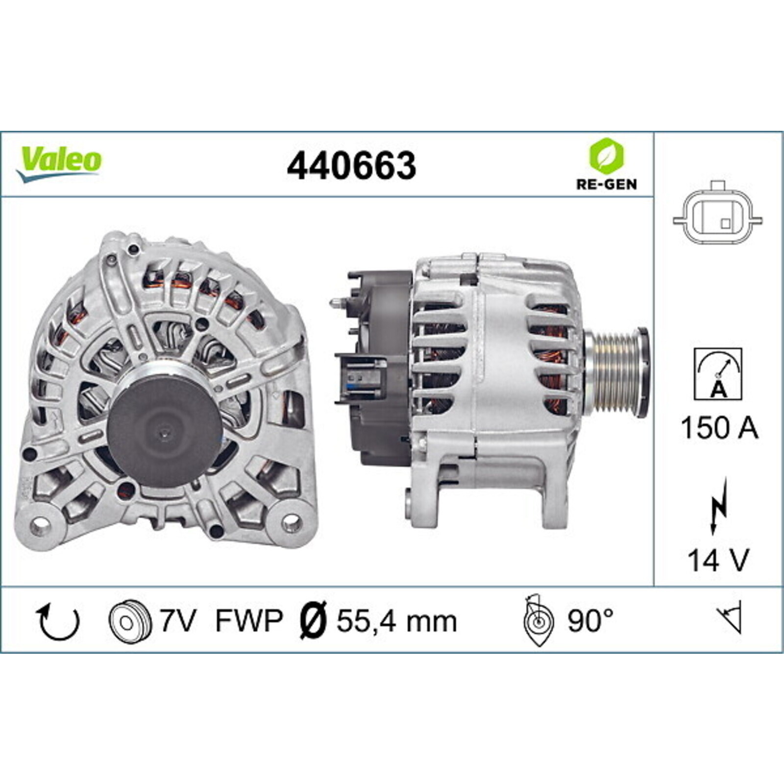 VALEO Generator VALEO RE-GEN REMANUFACTURED