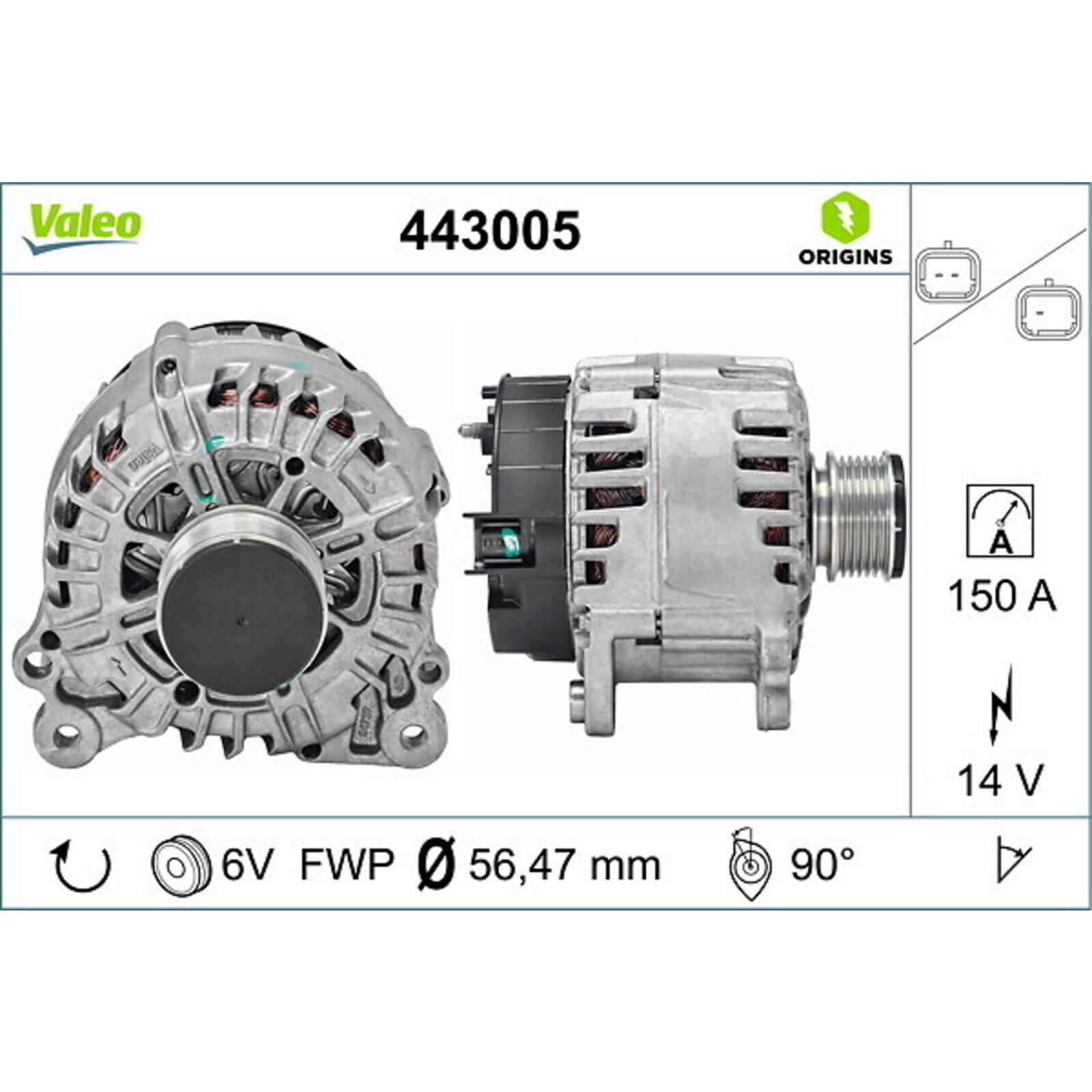 VALEO Generator VALEO ORIGINS NEW