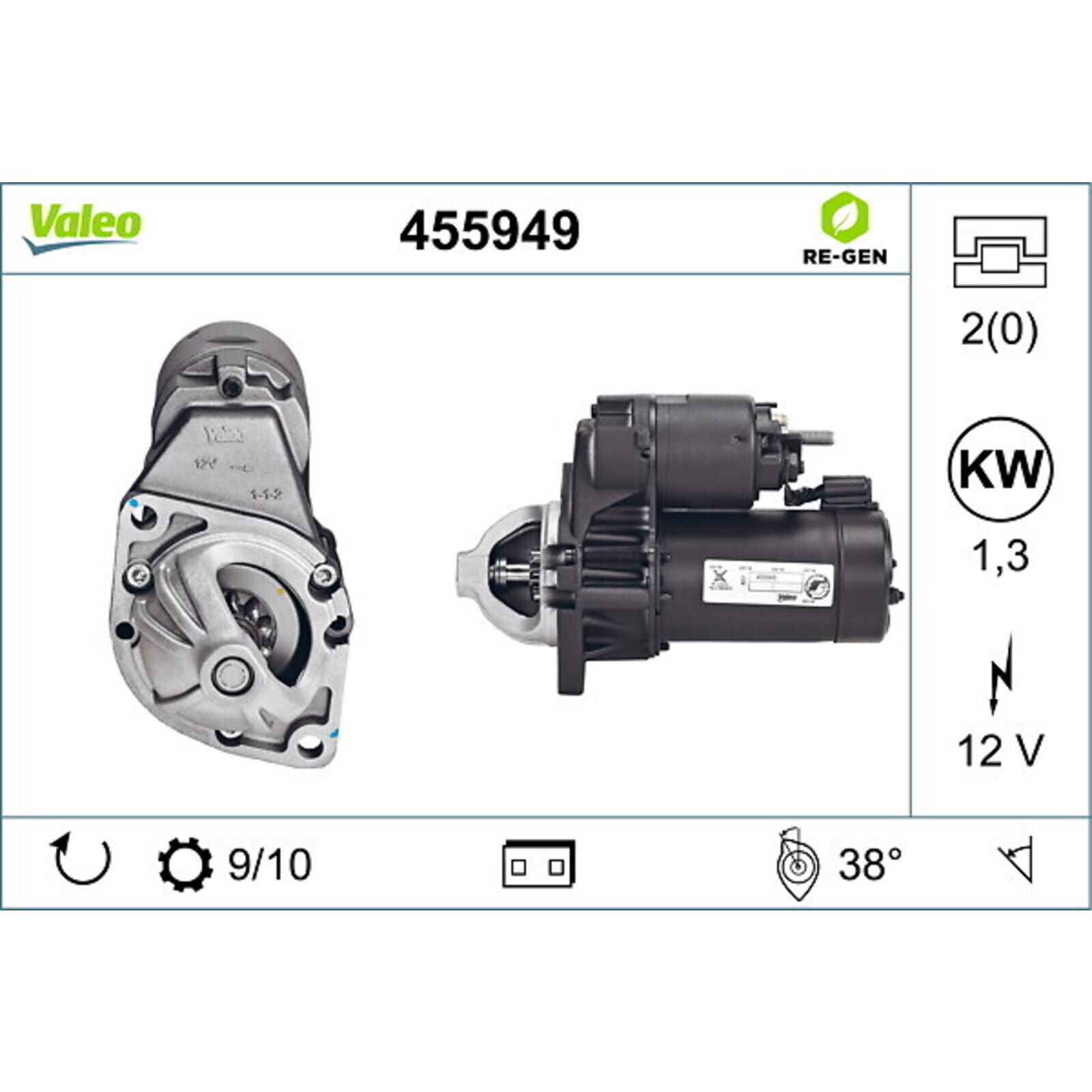 VALEO Starter VALEO RE-GEN AT