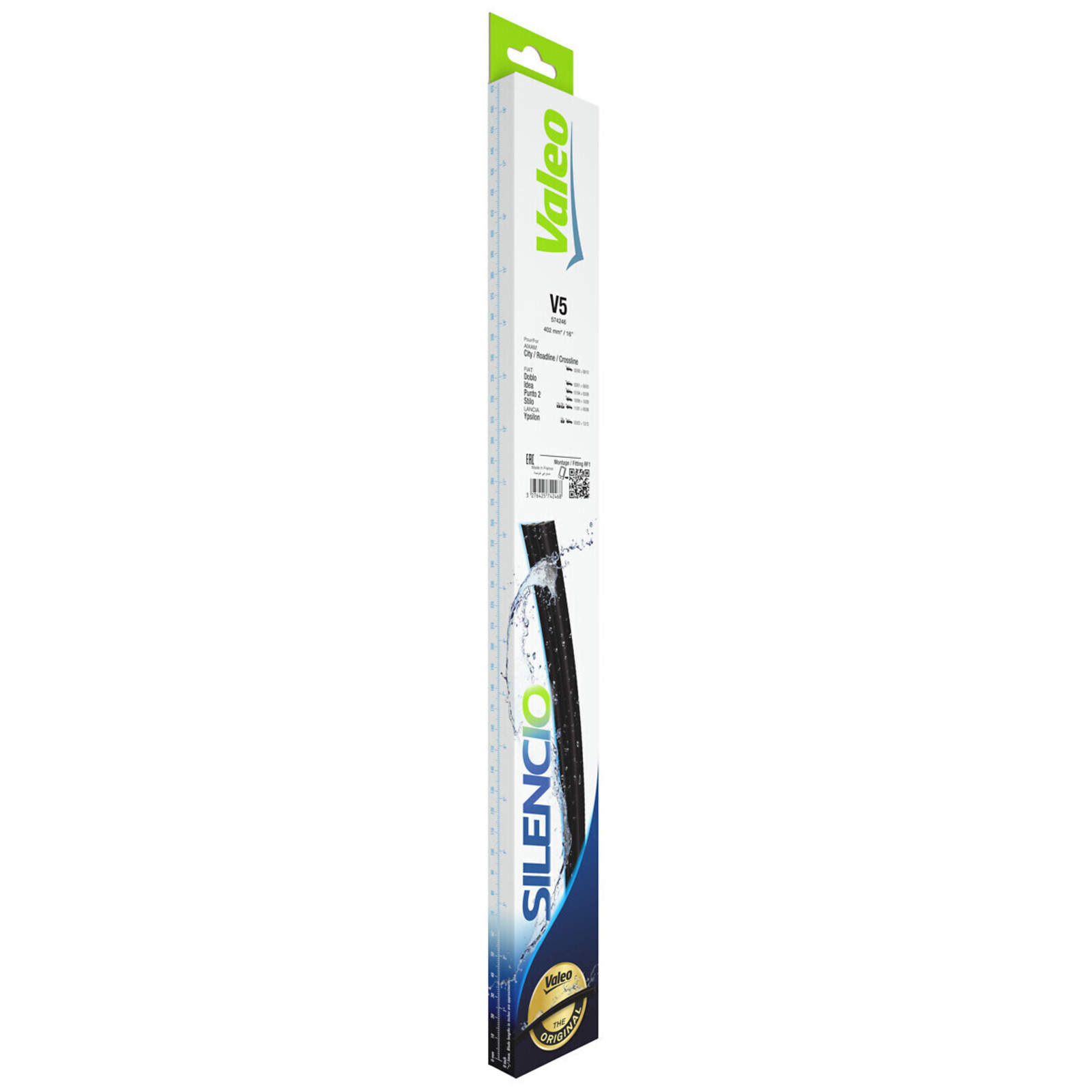 VALEO Wiper Blade Rubber SILENCIO CONVENTIONAL SINGLE