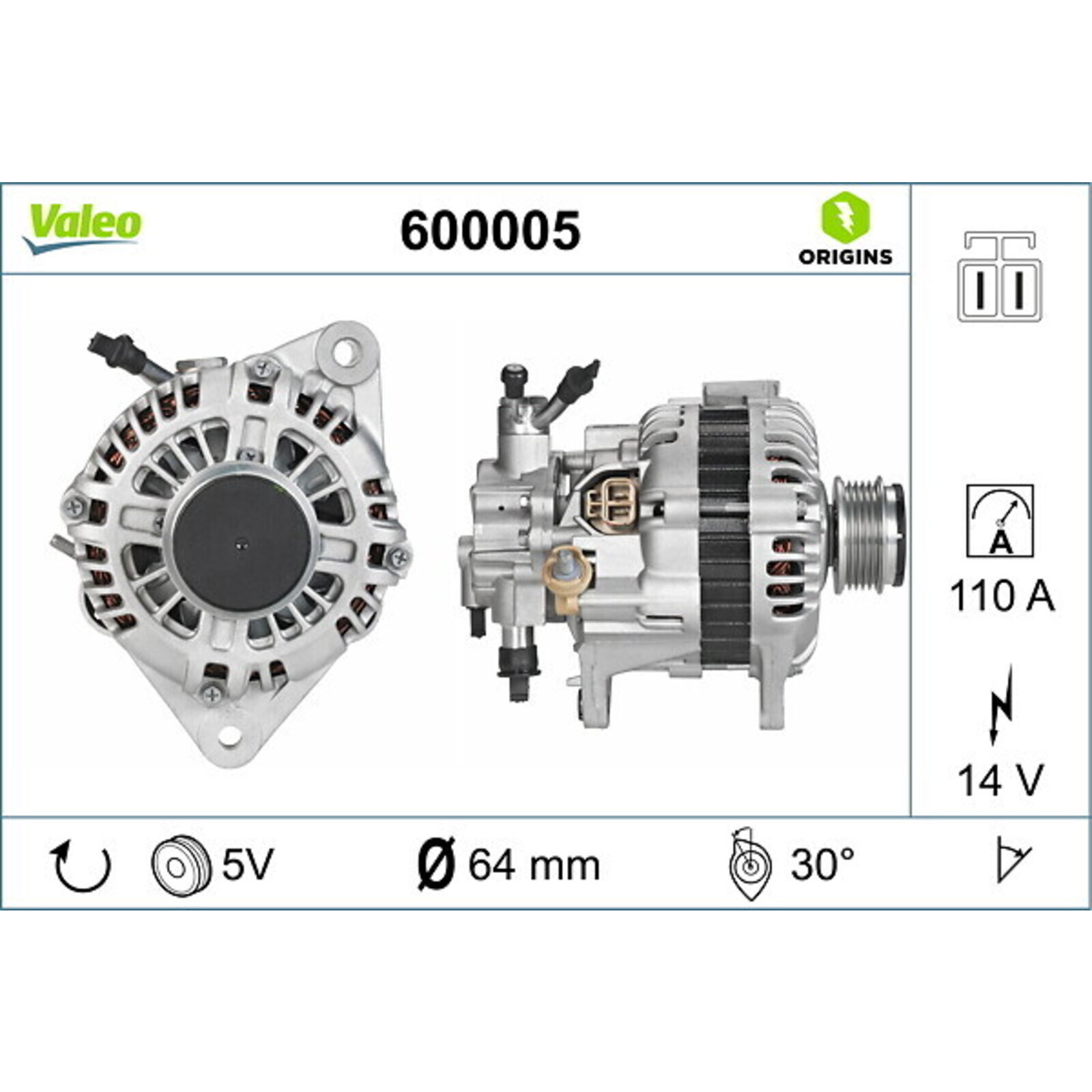 VALEO Generator VALEO ORIGINS NEW