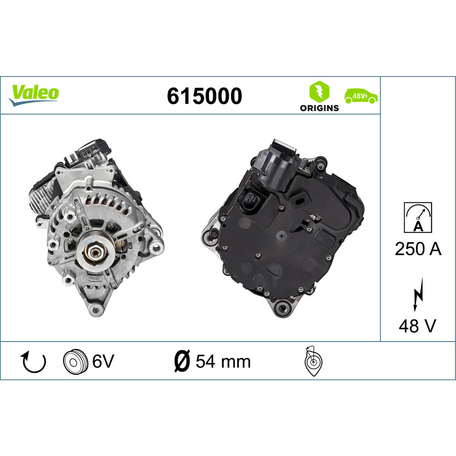 VALEO Startergenerator VALEO ORIGINS NEW 48V IBSG OE TECHNOLOGIE