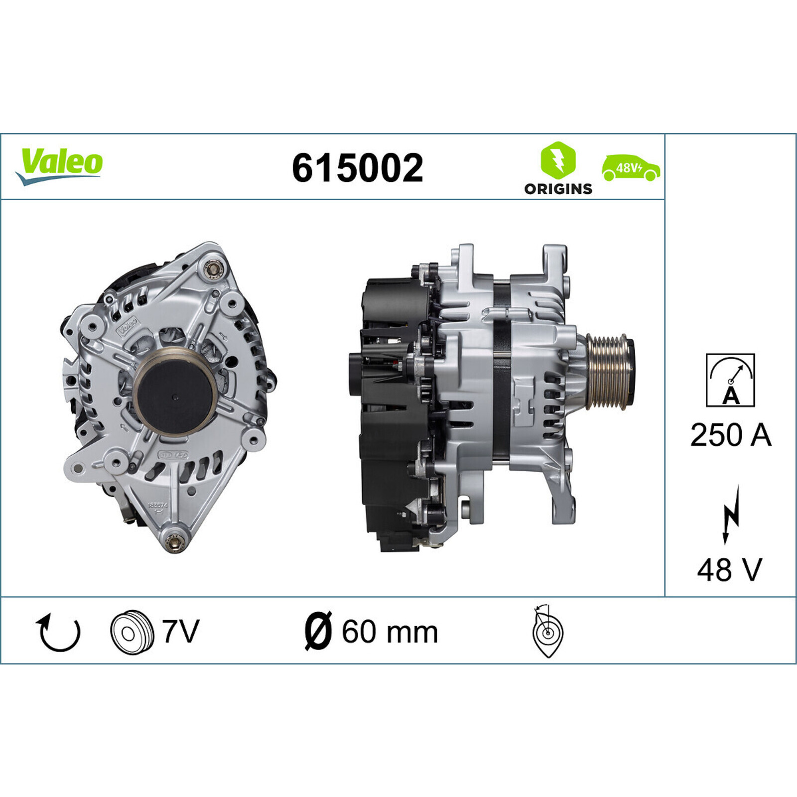 VALEO Startergenerator VALEO ORIGINS 48V IBSG