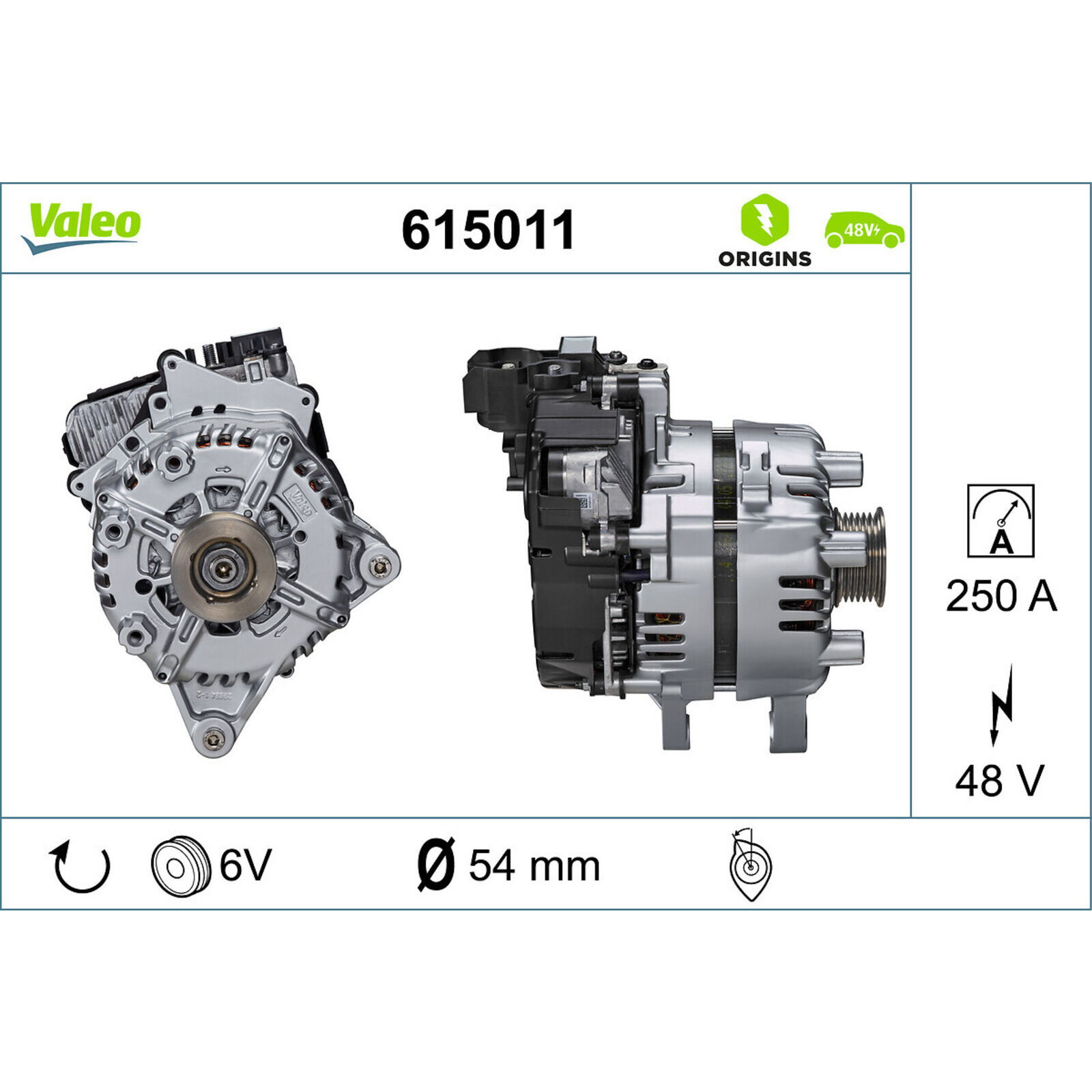 VALEO Startergenerator VALEO ORIGINS NEW 48V IBSG OE TECHNOLOGIE