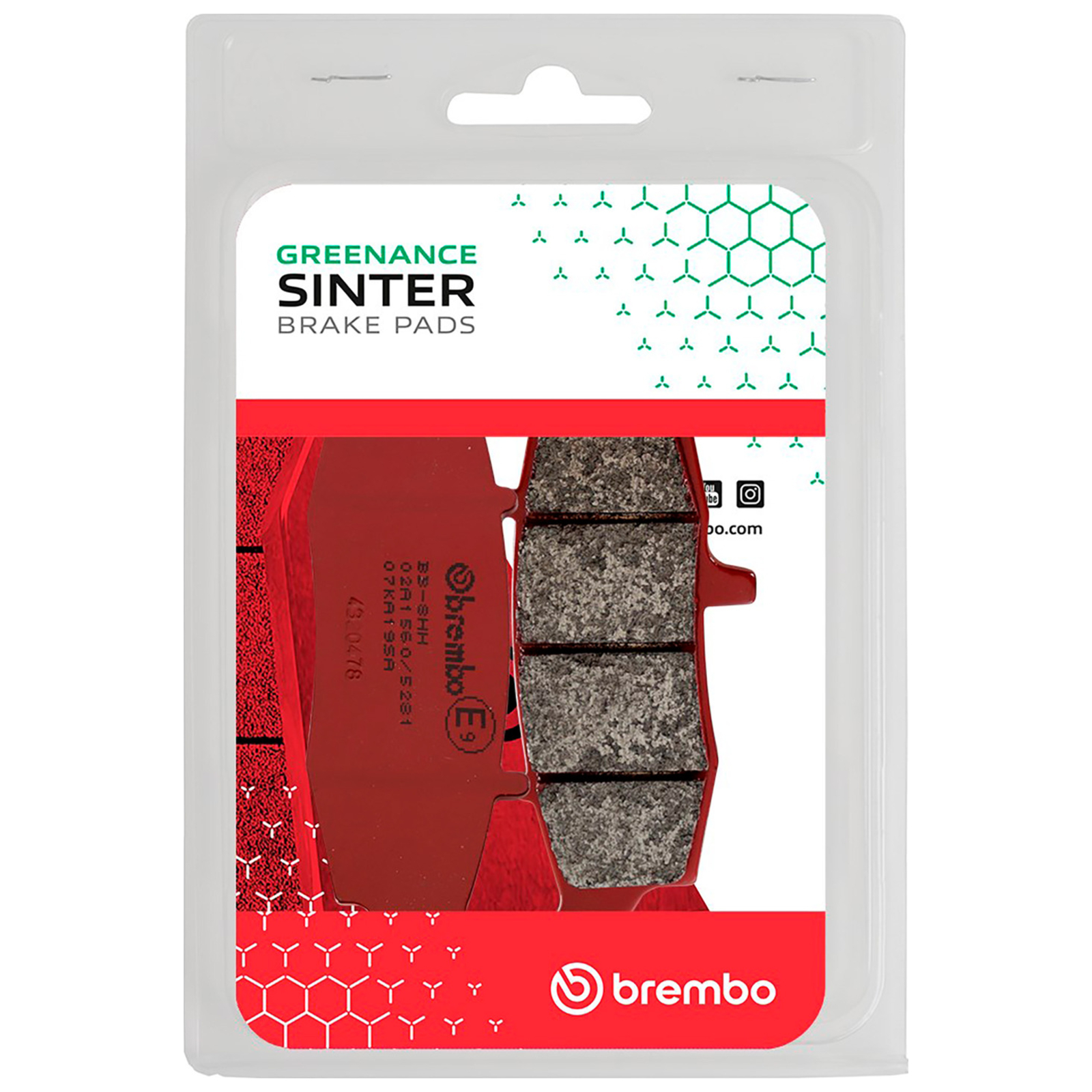 BREMBO Bremsbelagsatz, Scheibenbremse PRIME - Sinter - SA 07KA19SA