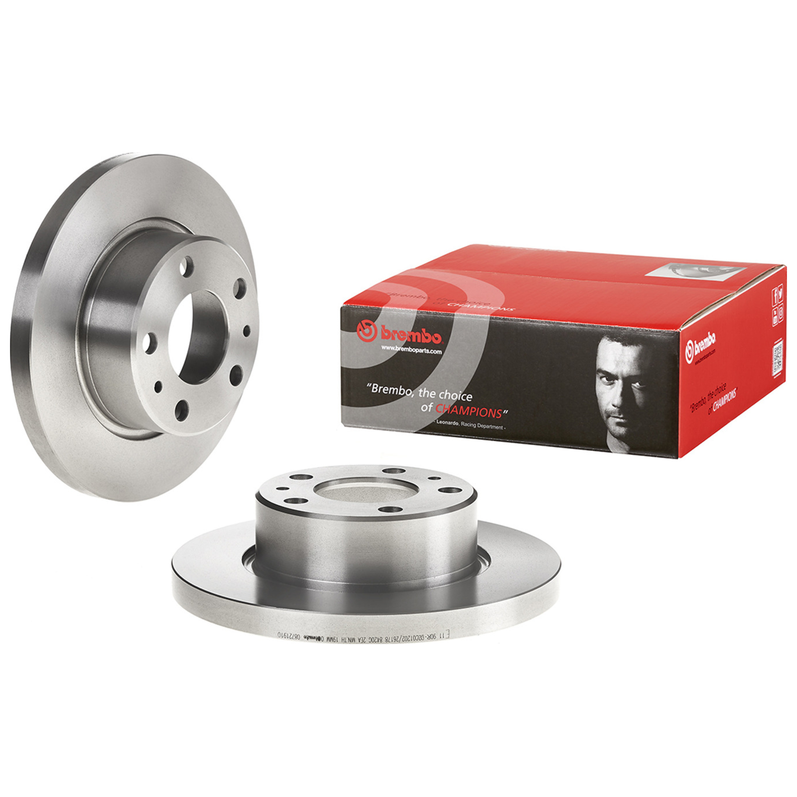 2x BREMBO Bremsscheibe PRIME LINE