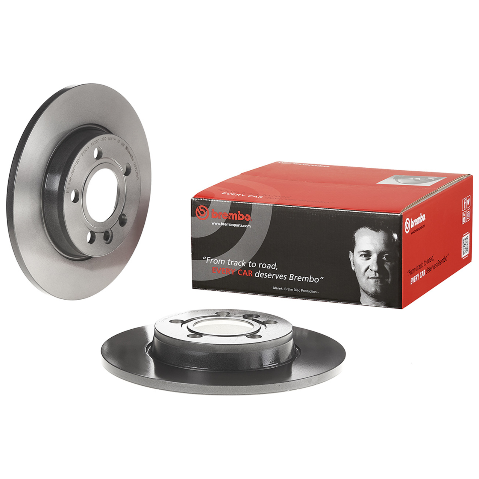 2x BREMBO Brake Disc PRIME LINE - UV Coated
