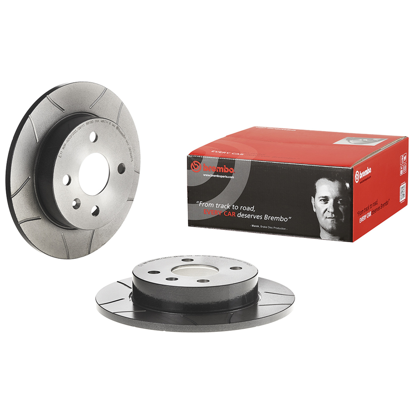 2x BREMBO Bremsscheibe XTRA LINE - Max