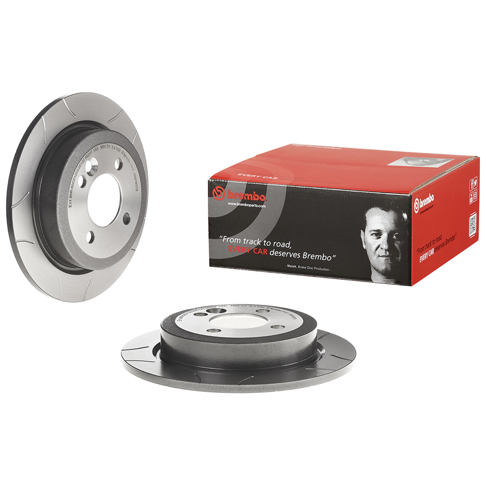 2x BREMBO Bremsscheibe XTRA LINE - Max