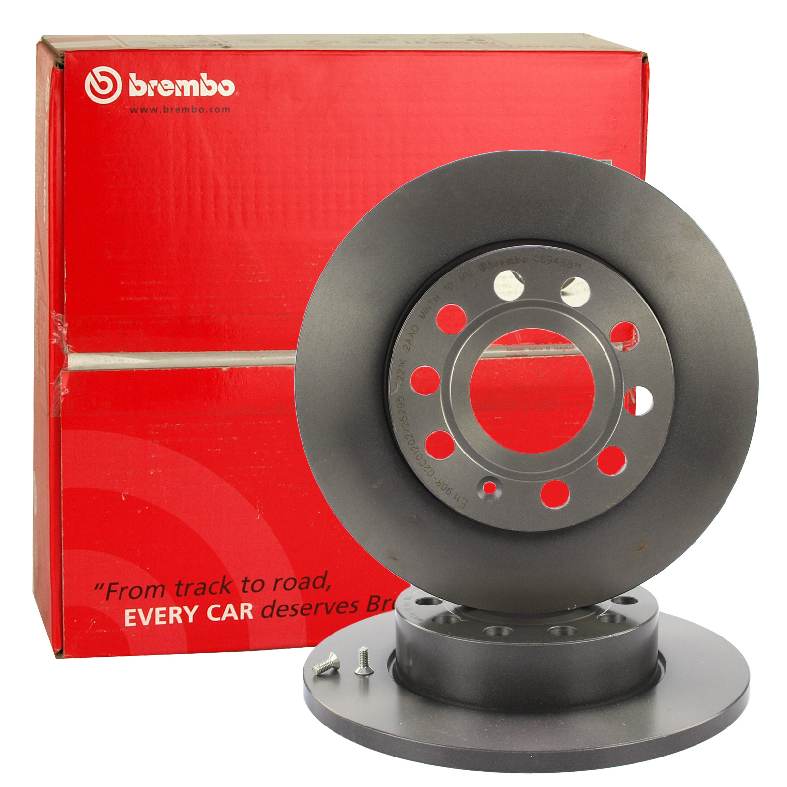 2x BREMBO Bremsscheibe COATED DISC LINE