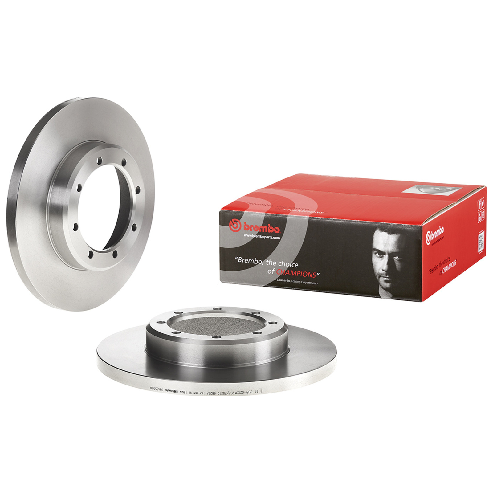 2x BREMBO Brake Disc PRIME LINE