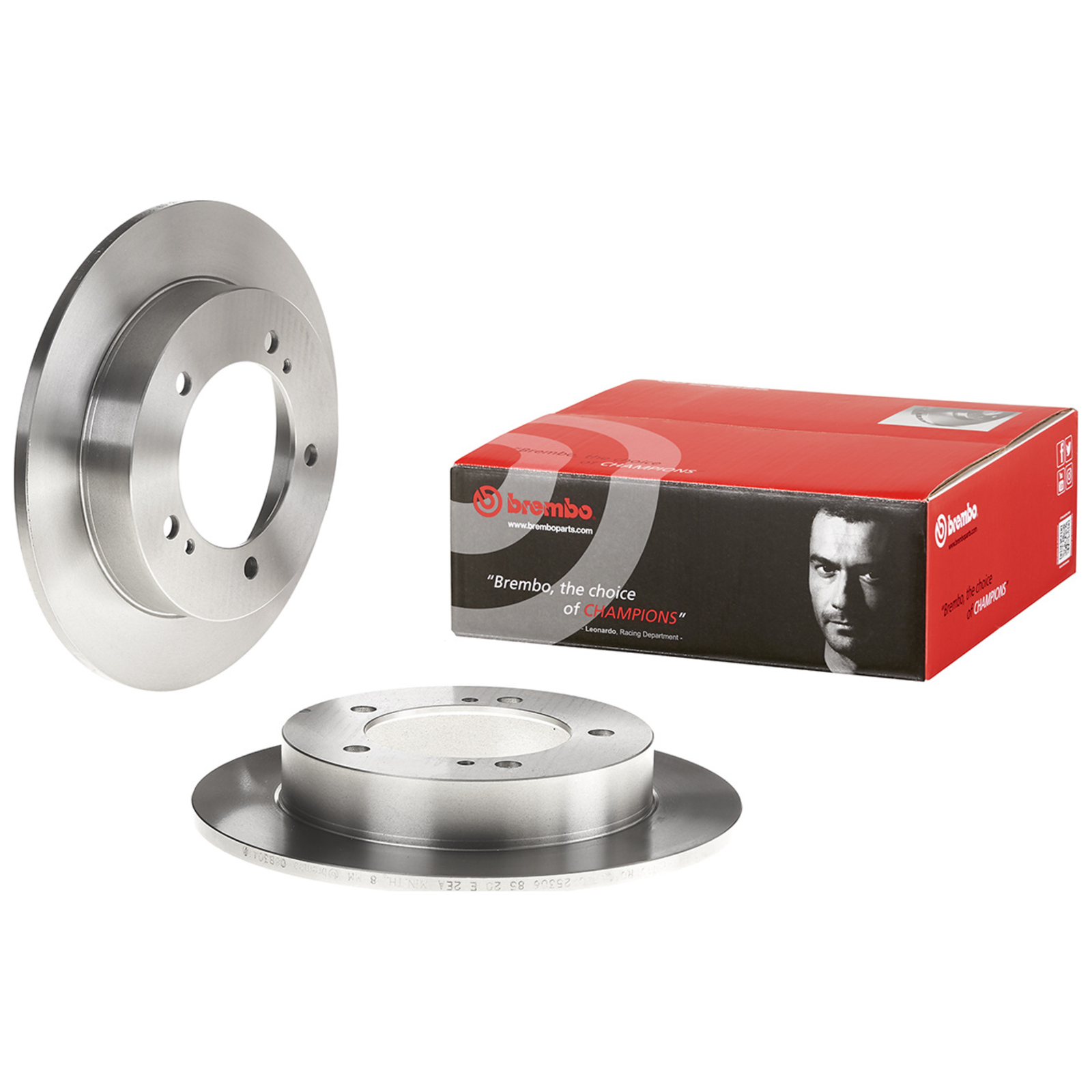 2x BREMBO Bremsscheibe PRIME LINE