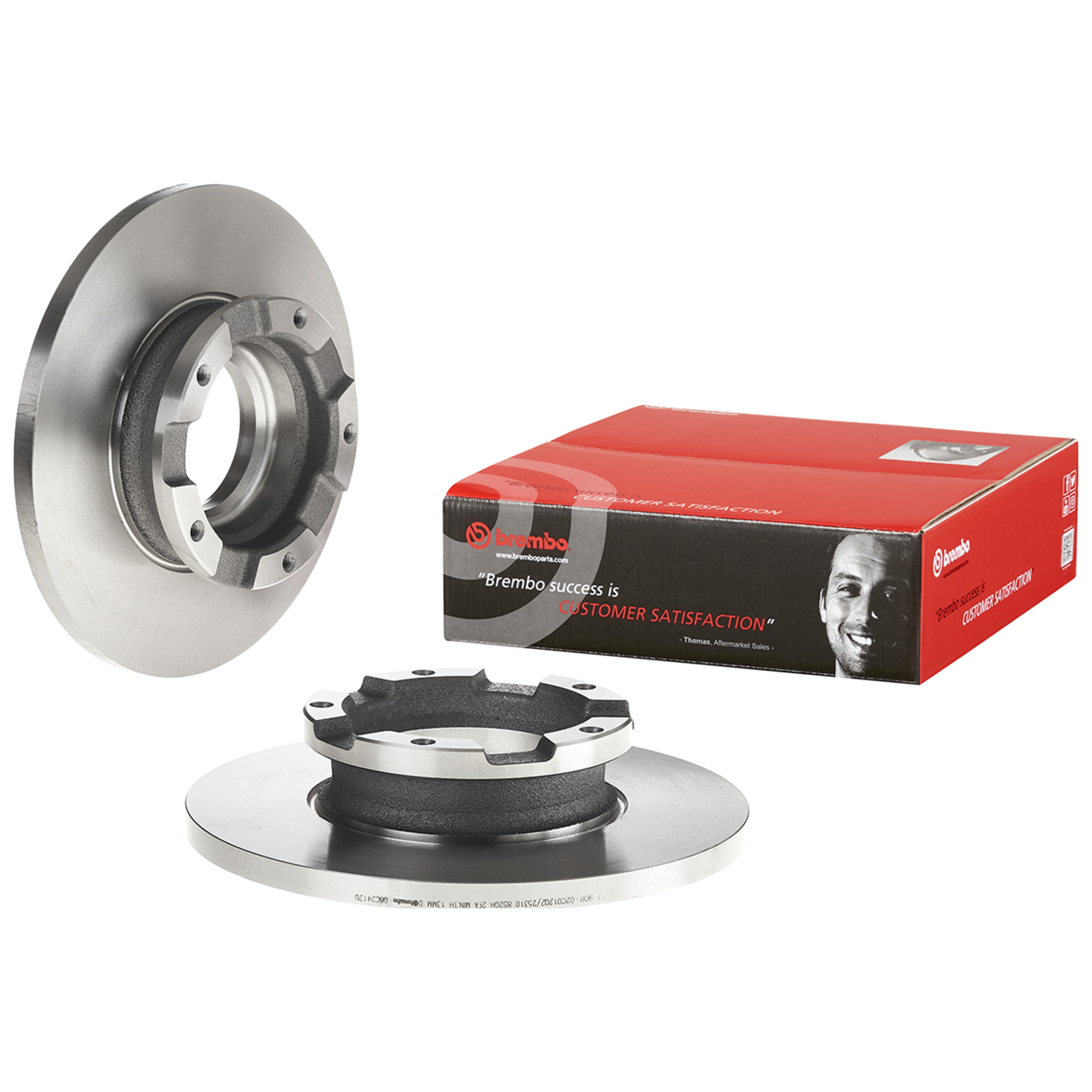 2x BREMBO Brake Disc PRIME LINE