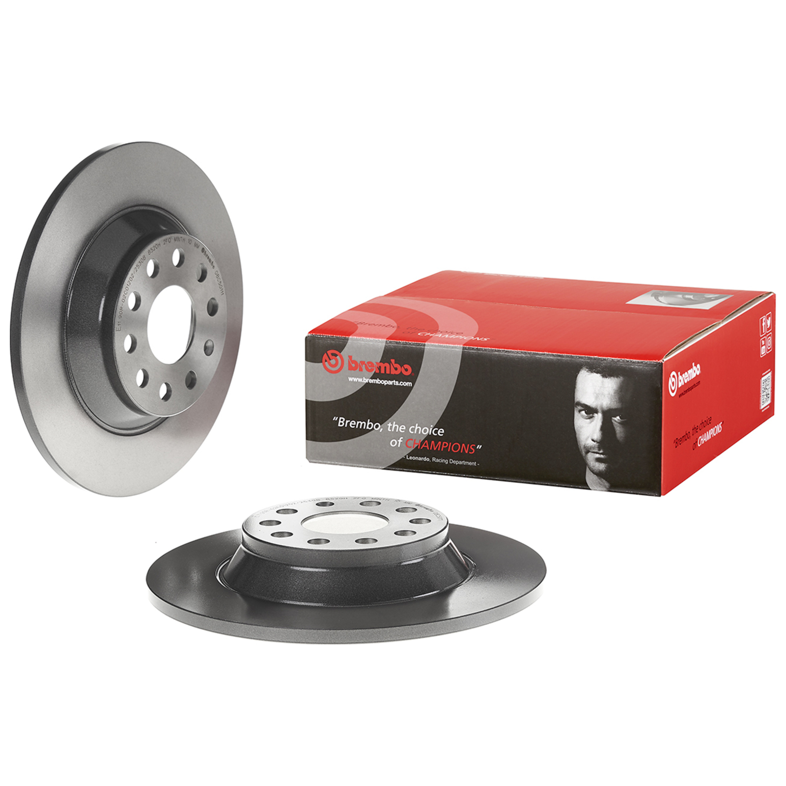 2x BREMBO Bremsscheibe PRIME LINE - UV Coated